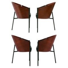 Chaises de salle à manger sculpturales de Philippe Starck pour Driade, vers 1980