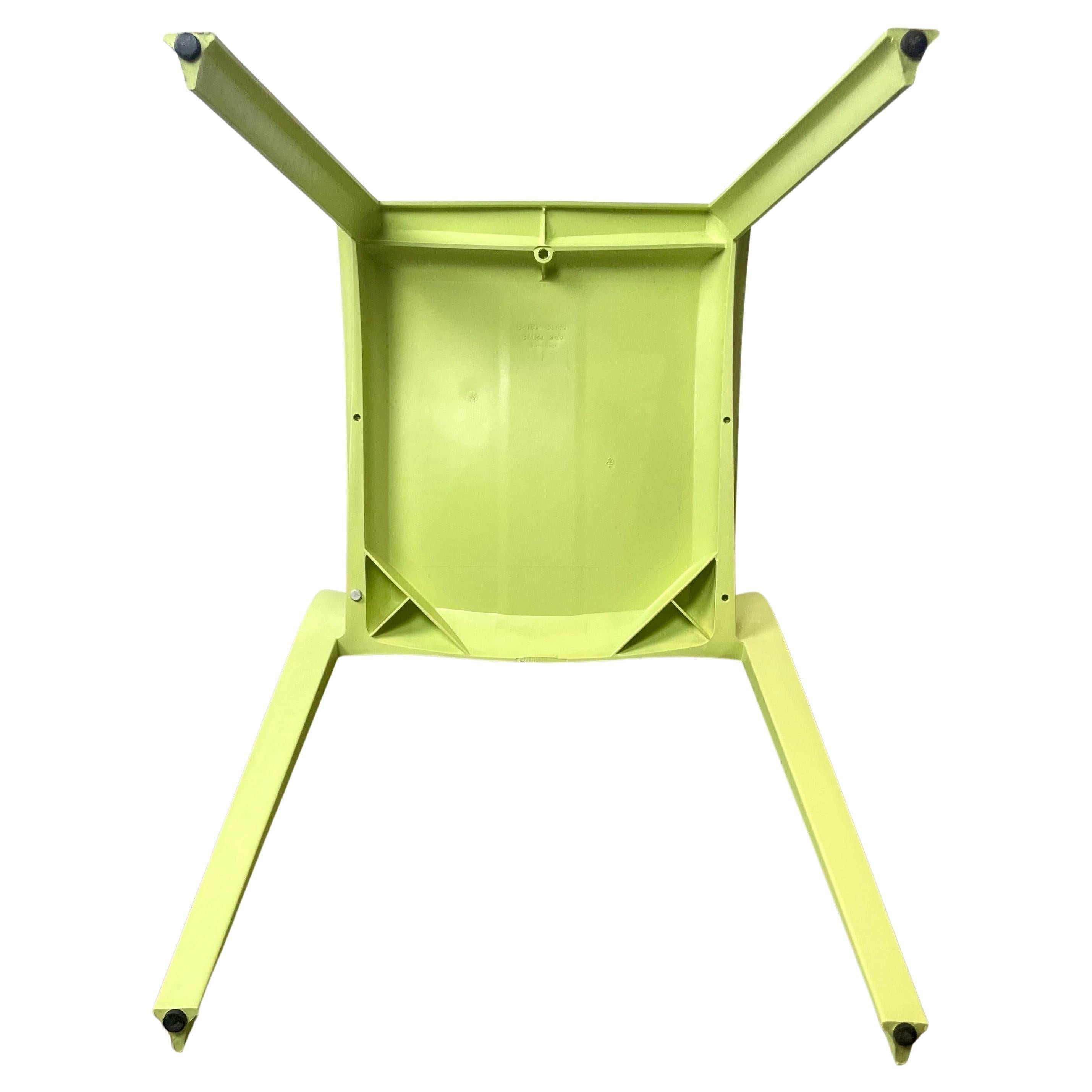 Philippe Starck, Set of 2 French Green Chairs, Design Slick Slick XO - France For Sale 3