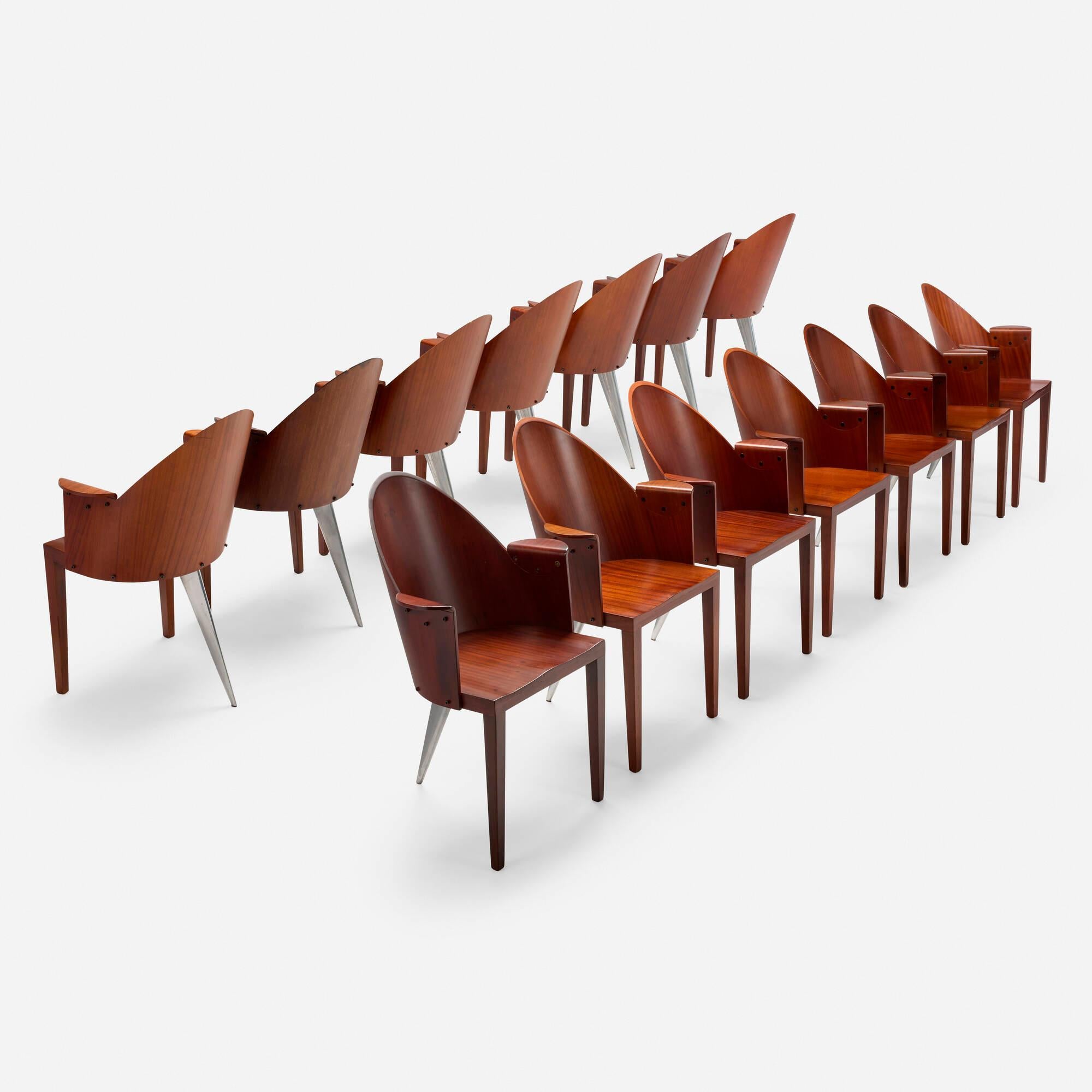 Philippe Starck Set of 8 Dining Chairs from the Royalton Hotel, New York 1988 For Sale 2