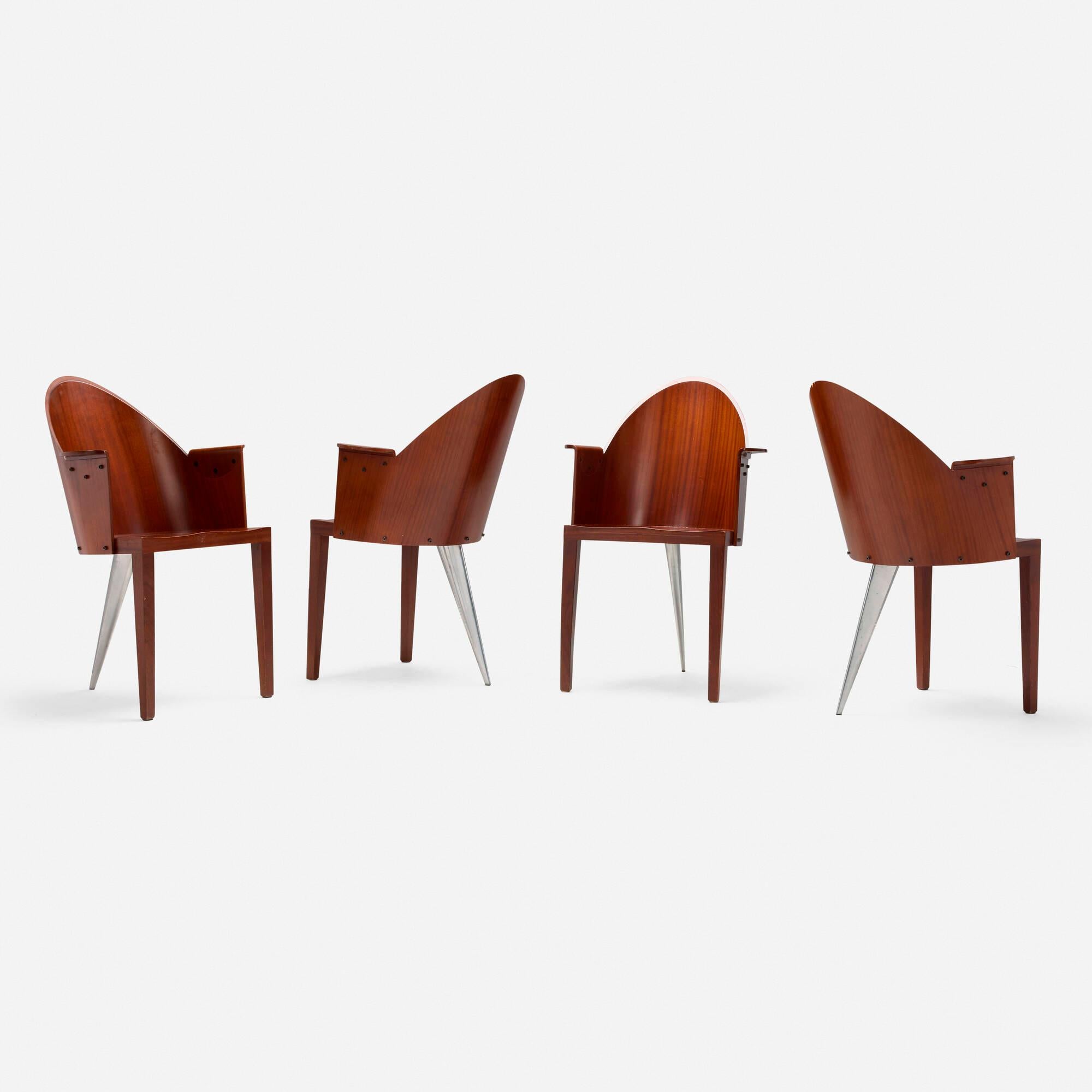 Post-Modern Philippe Starck Set of 8 Dining Chairs from the Royalton Hotel, New York 1988 For Sale