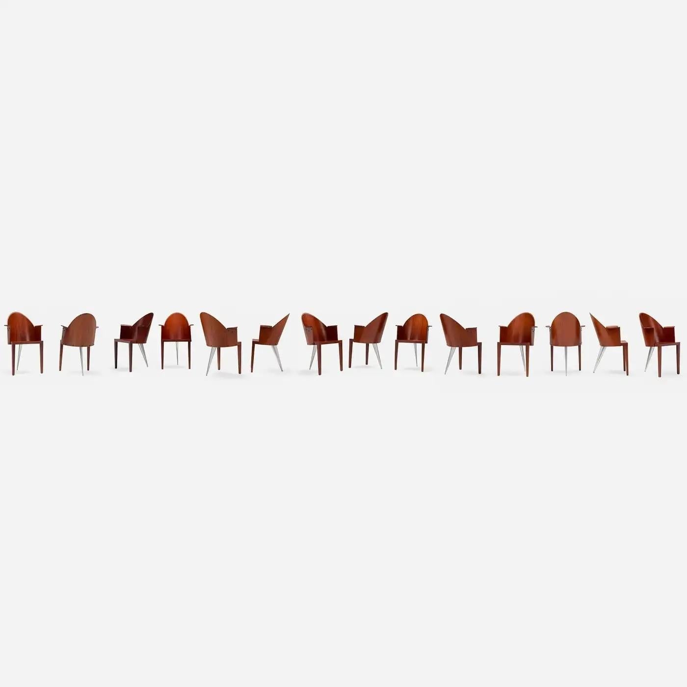 Philippe Starck Set of 8 Dining Chairs from the Royalton Hotel, New York 1988 For Sale 1