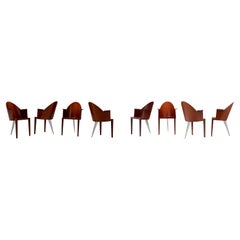 Philippe Starck Set of 8 Dining Chairs from the Royalton Hotel, New York 1988