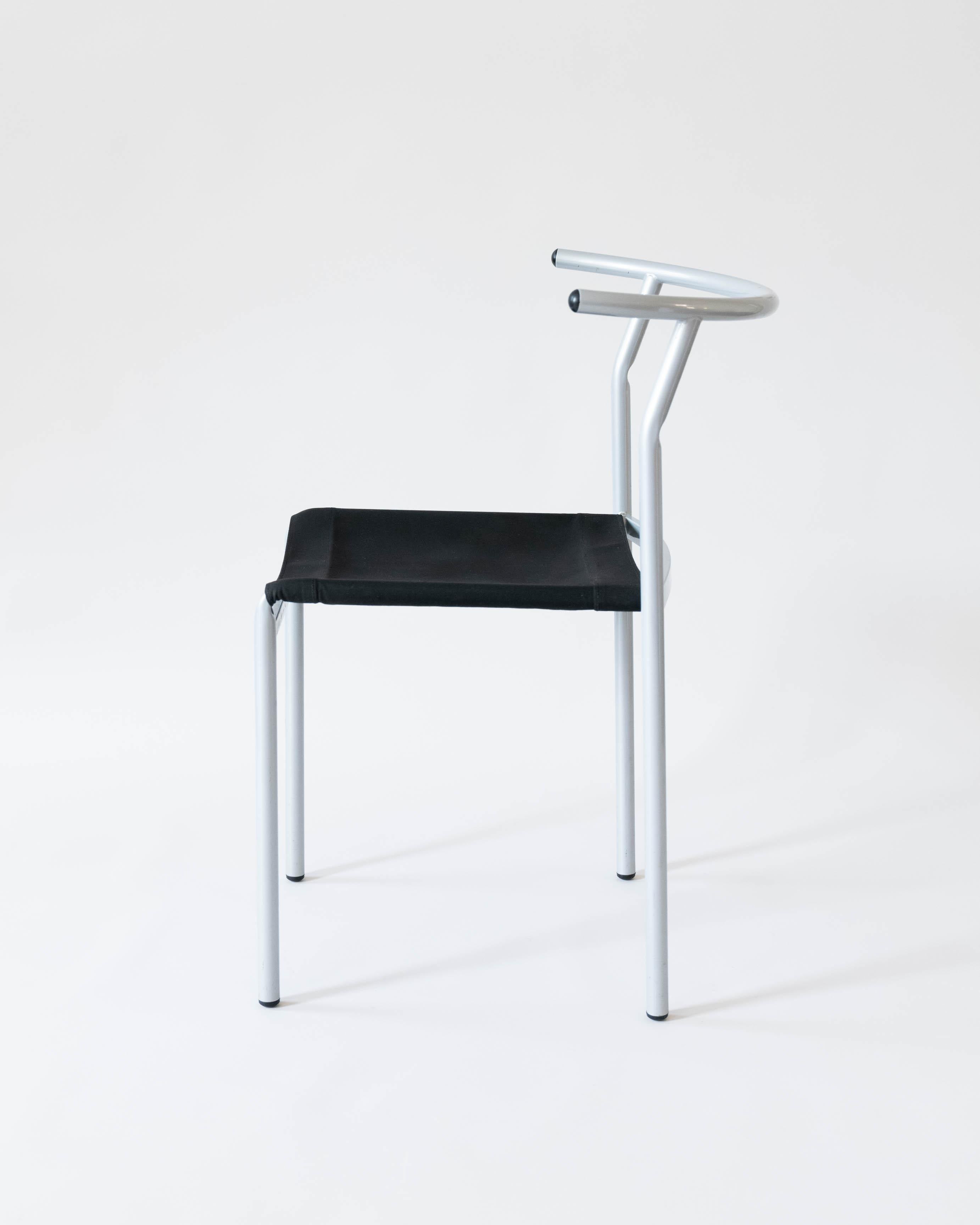 Philippe Starck Juego de cuatro sillas de café Italiano en venta
