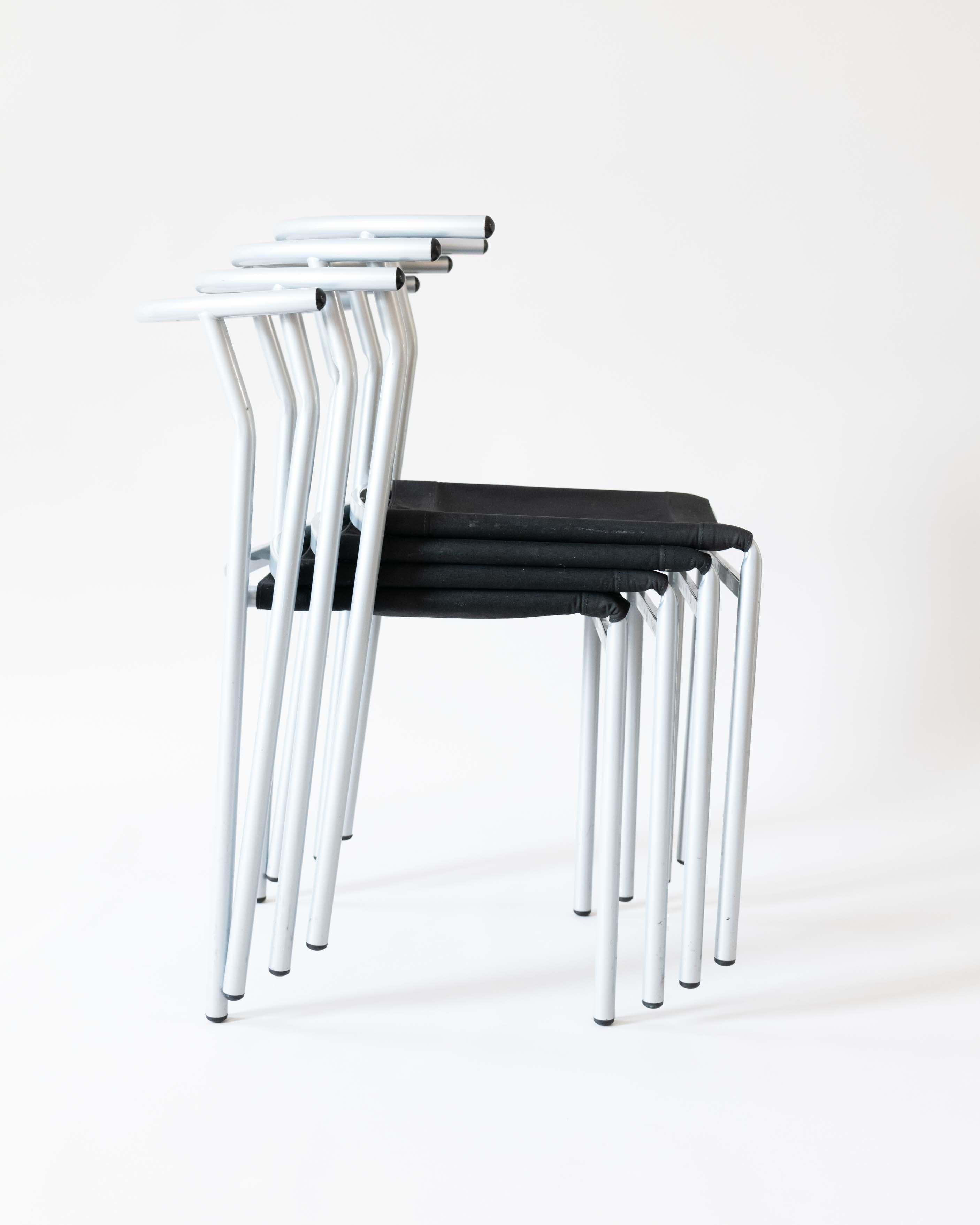 Philippe Starck Juego de cuatro sillas de café en venta 3