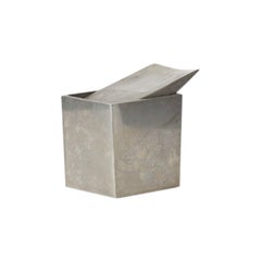 Philippe Starck silver box ash tray for the Royalton Hotel, XO, France, 1980s