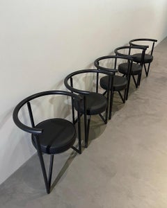 Philippe Starck Small "Miss Dorn" Armchairs, Set of 5