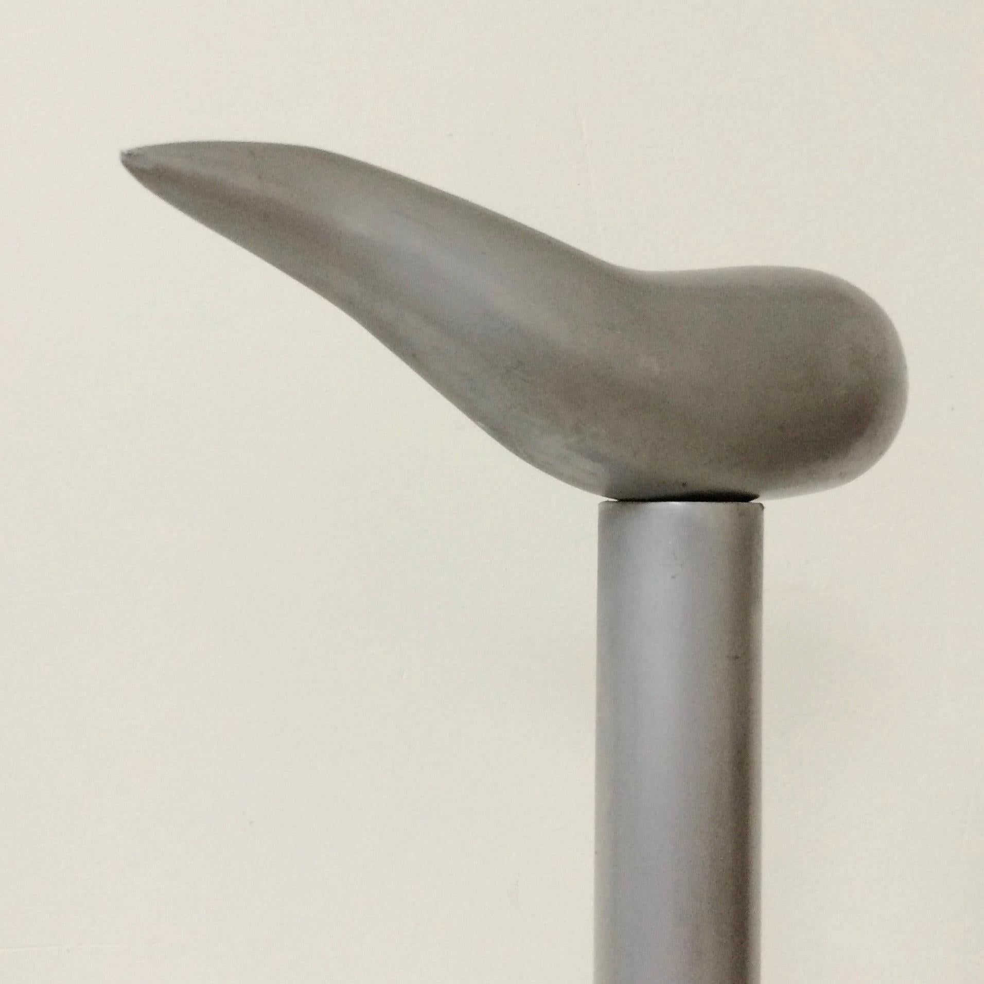 Aluminum Philippe Starck Smoki Christiani Corkscrew, OWO Edition, circa 1986, France.