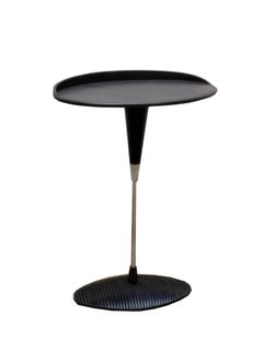 Beistelltisch aus Metall und Acryl im Philippe Starck-Stil, Italien 1970er Jahre