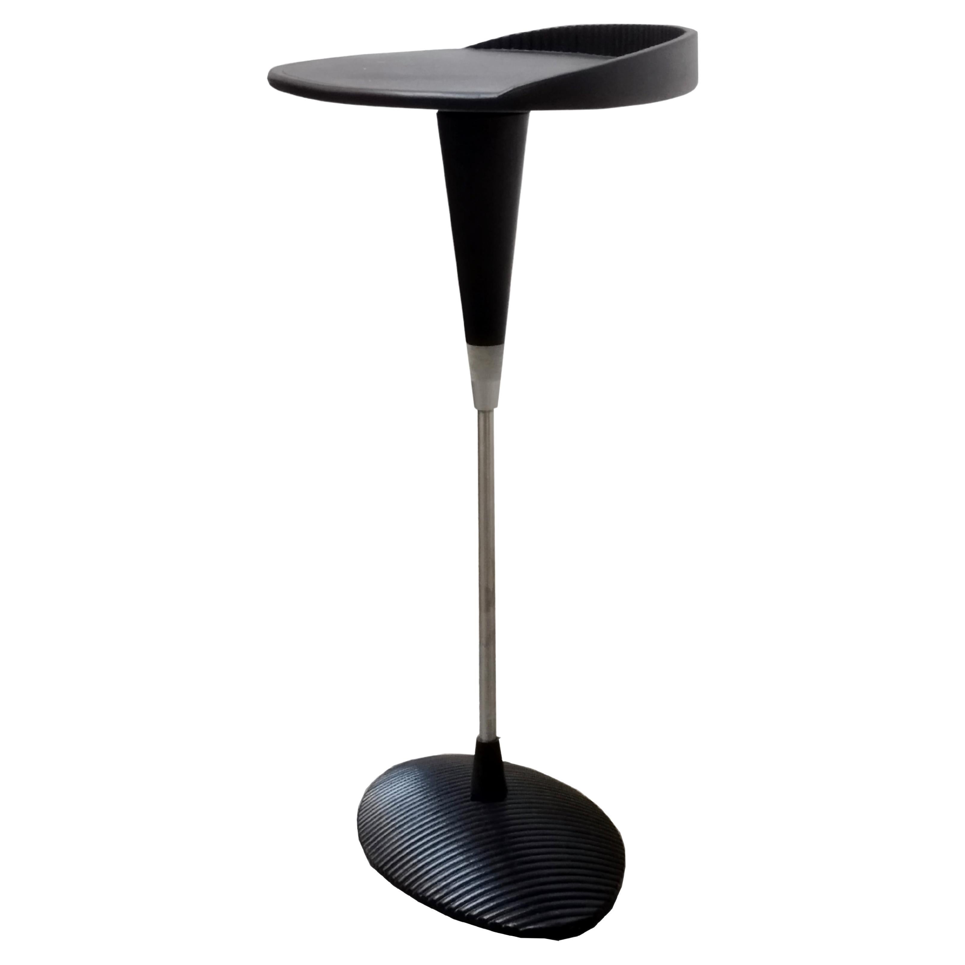 Philippe Starck Style Metal and Acrylic Side Table, Italy 1970s For Sale