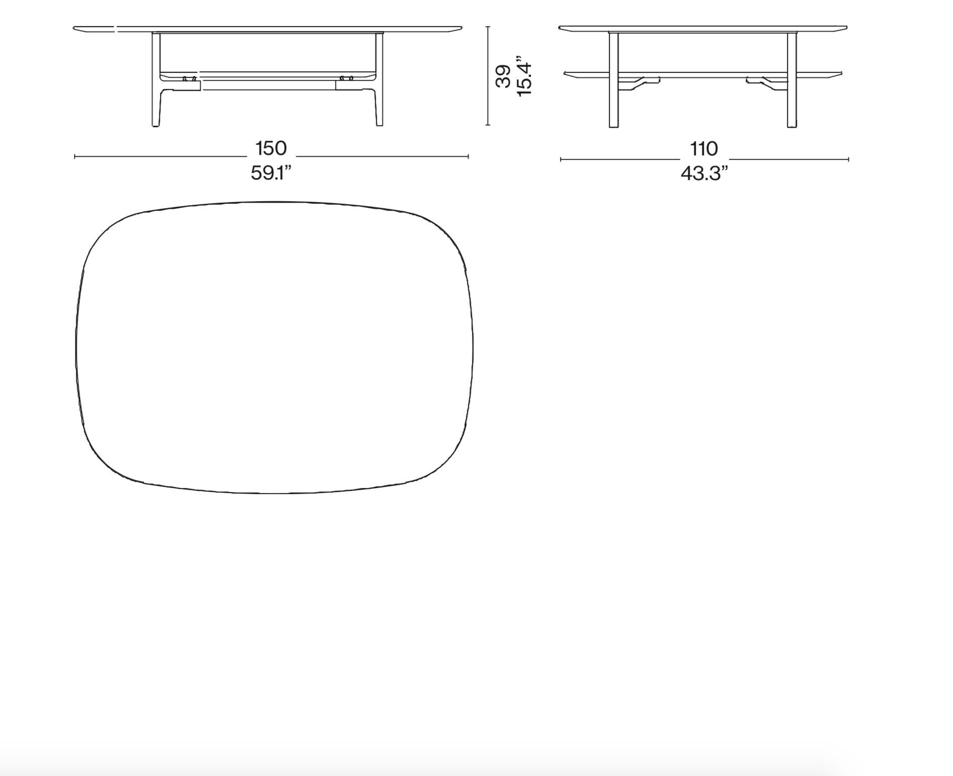Table basse Volage Ex-S de Philippe Starck pour Cassina en vente 3