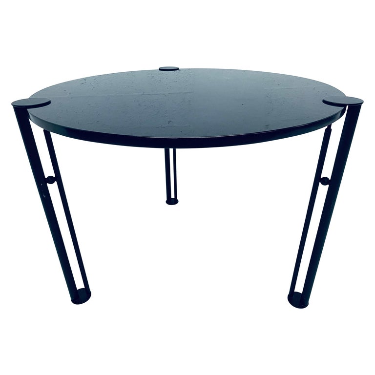 Philippe Starck "Joe Ship" Postmodern Steel and Granite Dining or Center Table For Sale