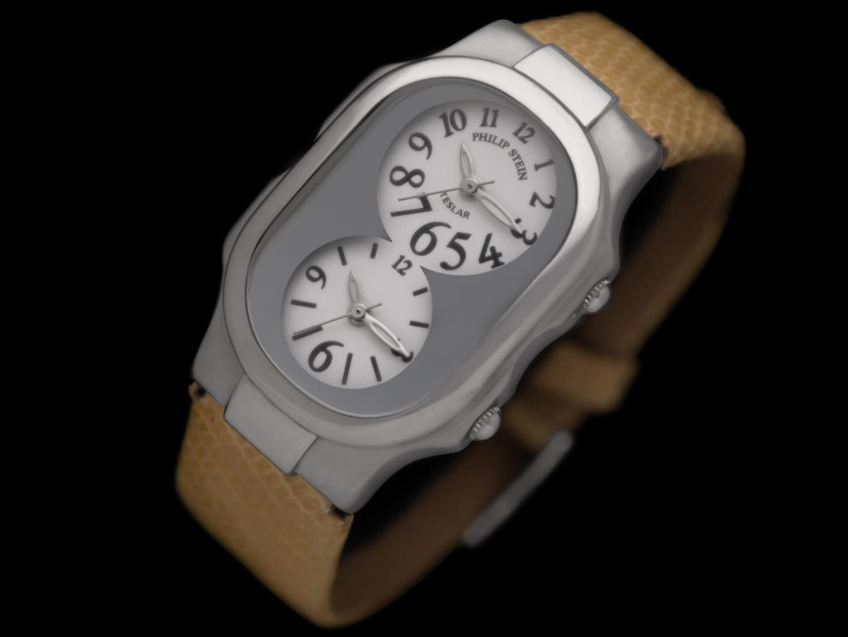 Reloj Philippe Stein Ladies Dual Time - PROPIEDAD Y USO DE OLIVIA NEWTON-JOHN en Bueno estado para la venta en Suwanee, GA