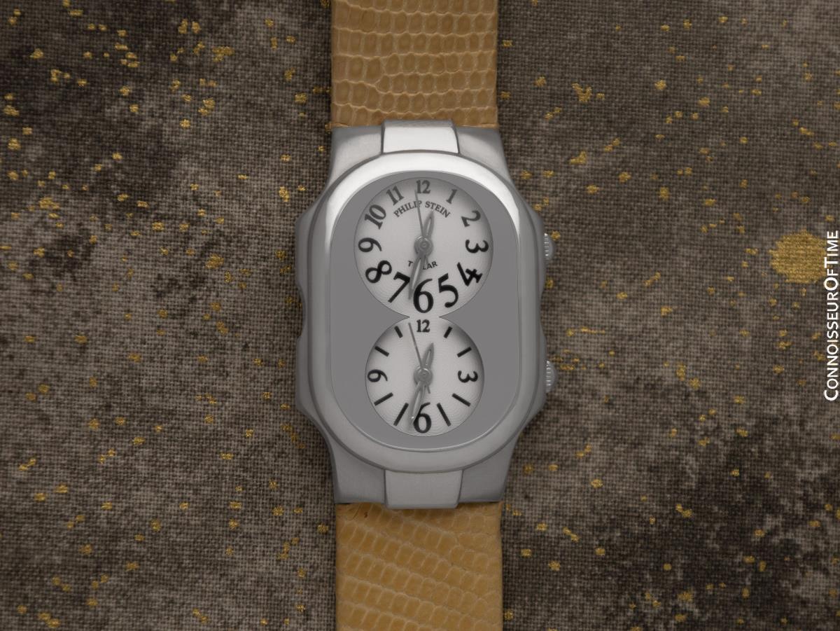 Philippe Stein Damenuhr Dual Time - OWNED & WORN BY OLIVIA NEWTON-JOHN im Angebot 5