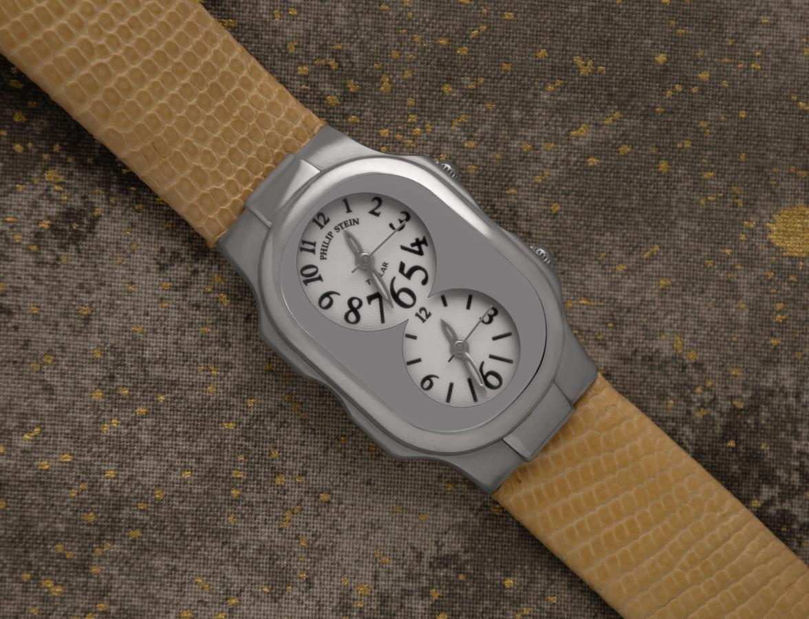 Reloj Philippe Stein Ladies Dual Time - PROPIEDAD Y USO DE OLIVIA NEWTON-JOHN en venta 5