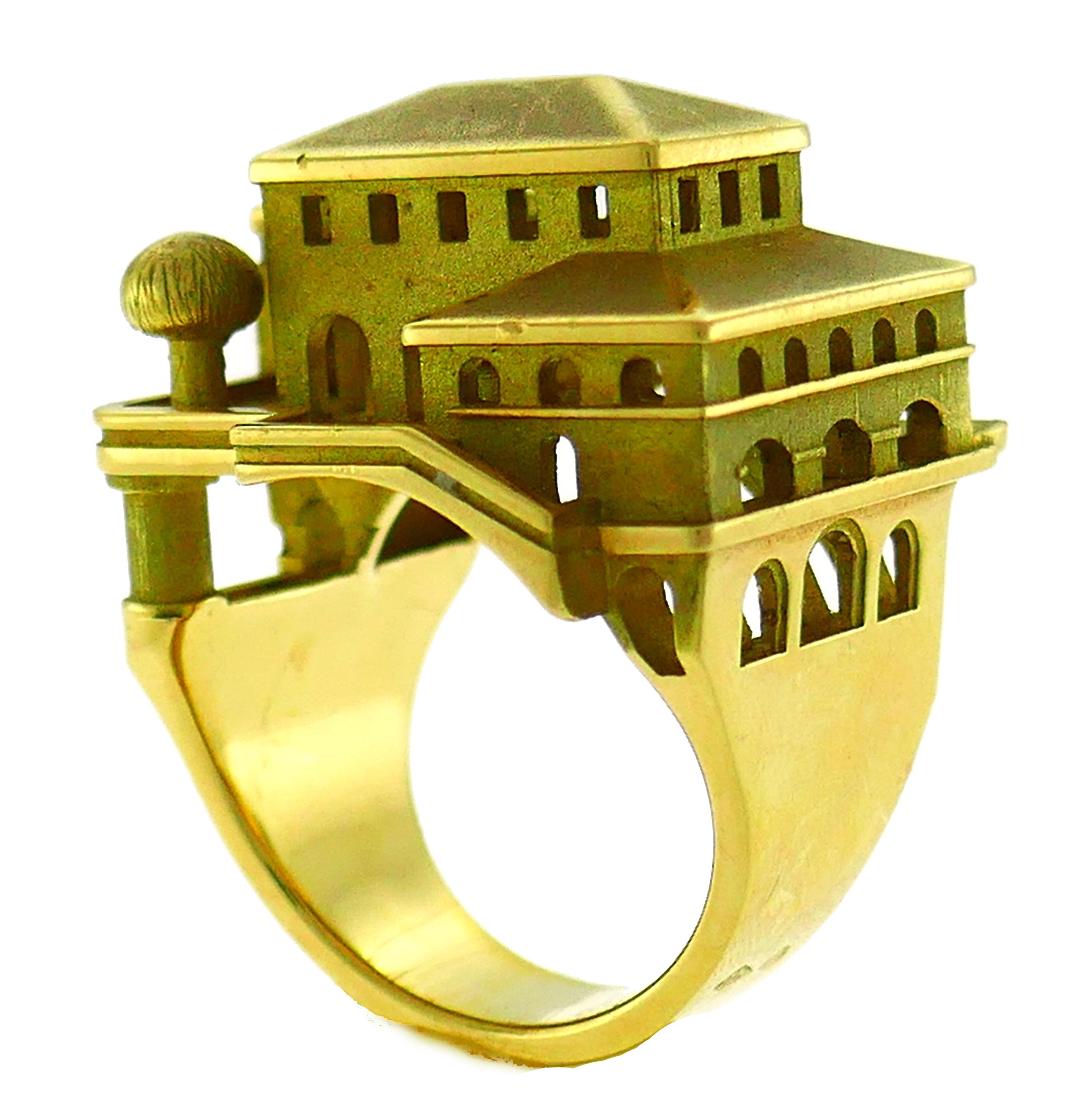 Philippe Tournaire, bague en or jaune 6