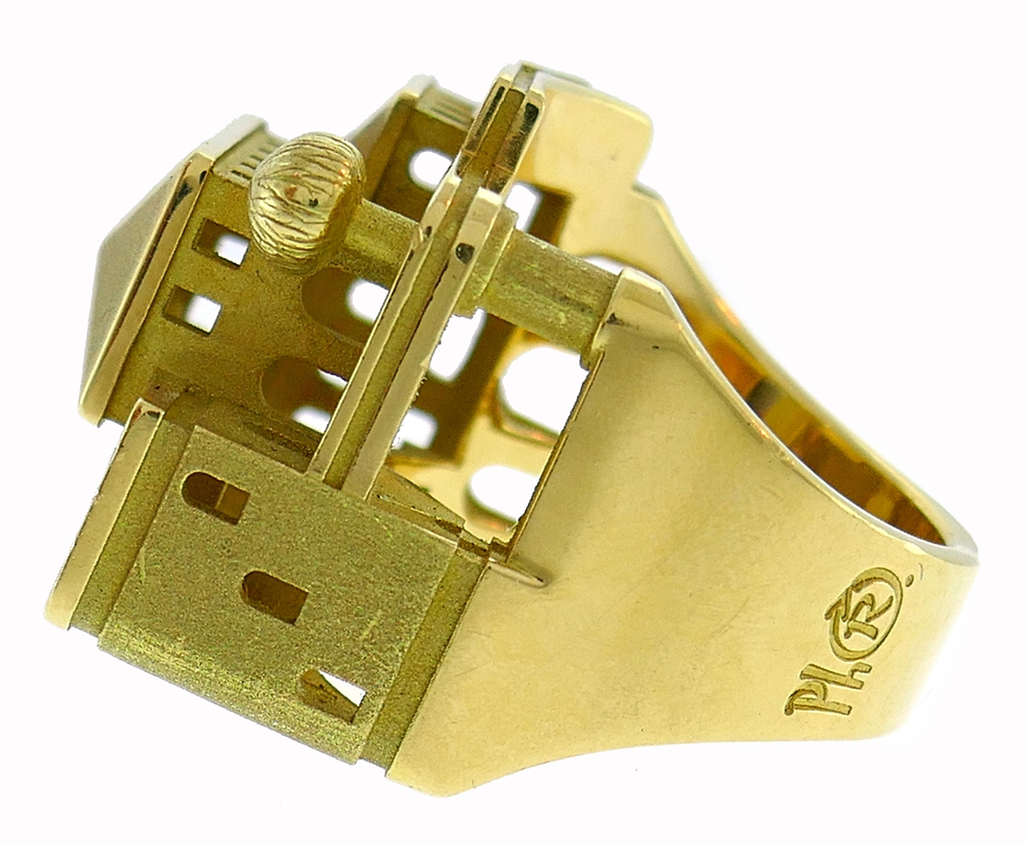 Philippe Tournaire, bague en or jaune 1