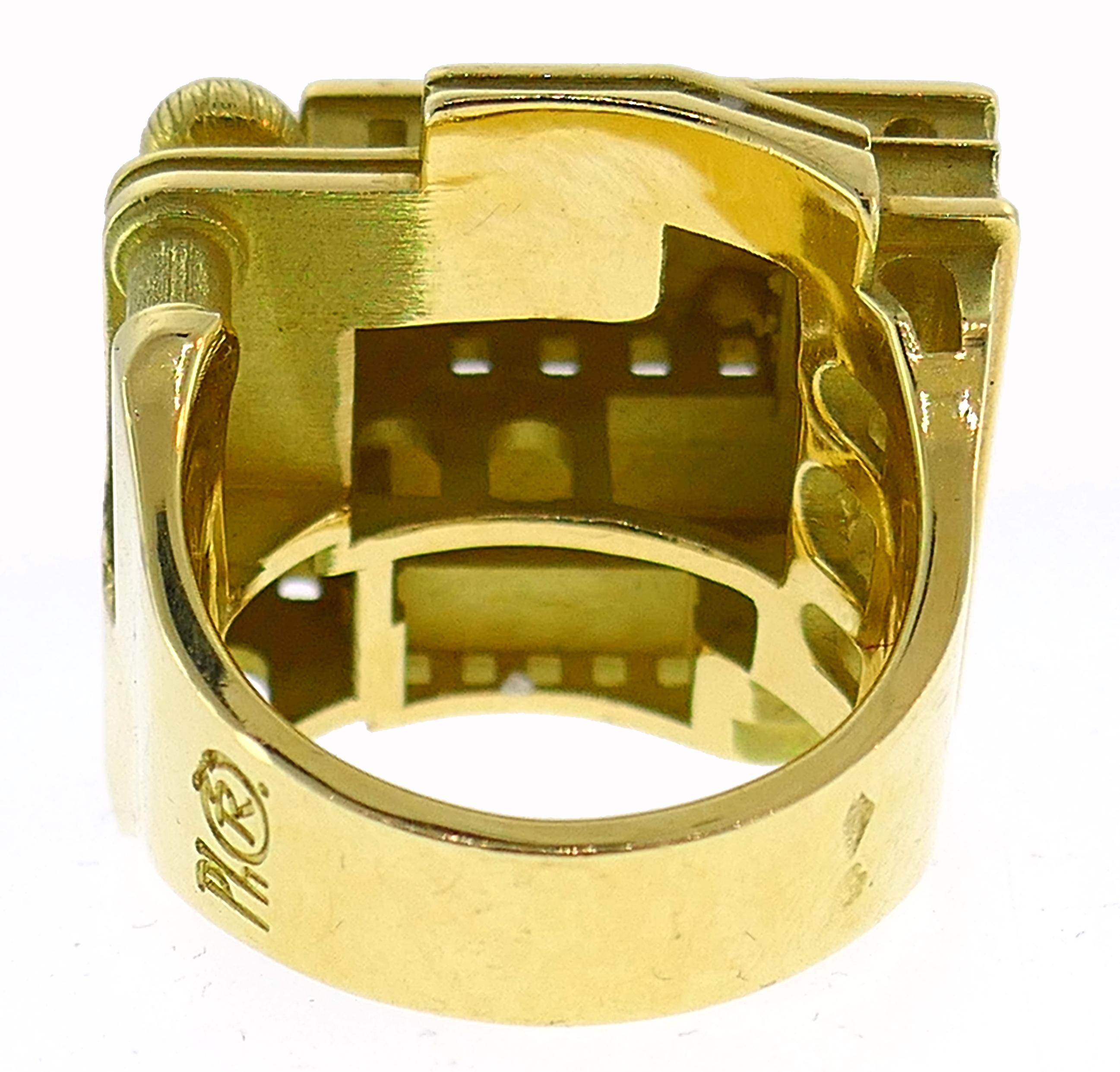 Philippe Tournaire, bague en or jaune 2