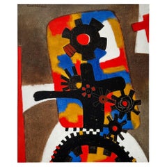 Philippe Zanolino - Abstract Oil on Canvas