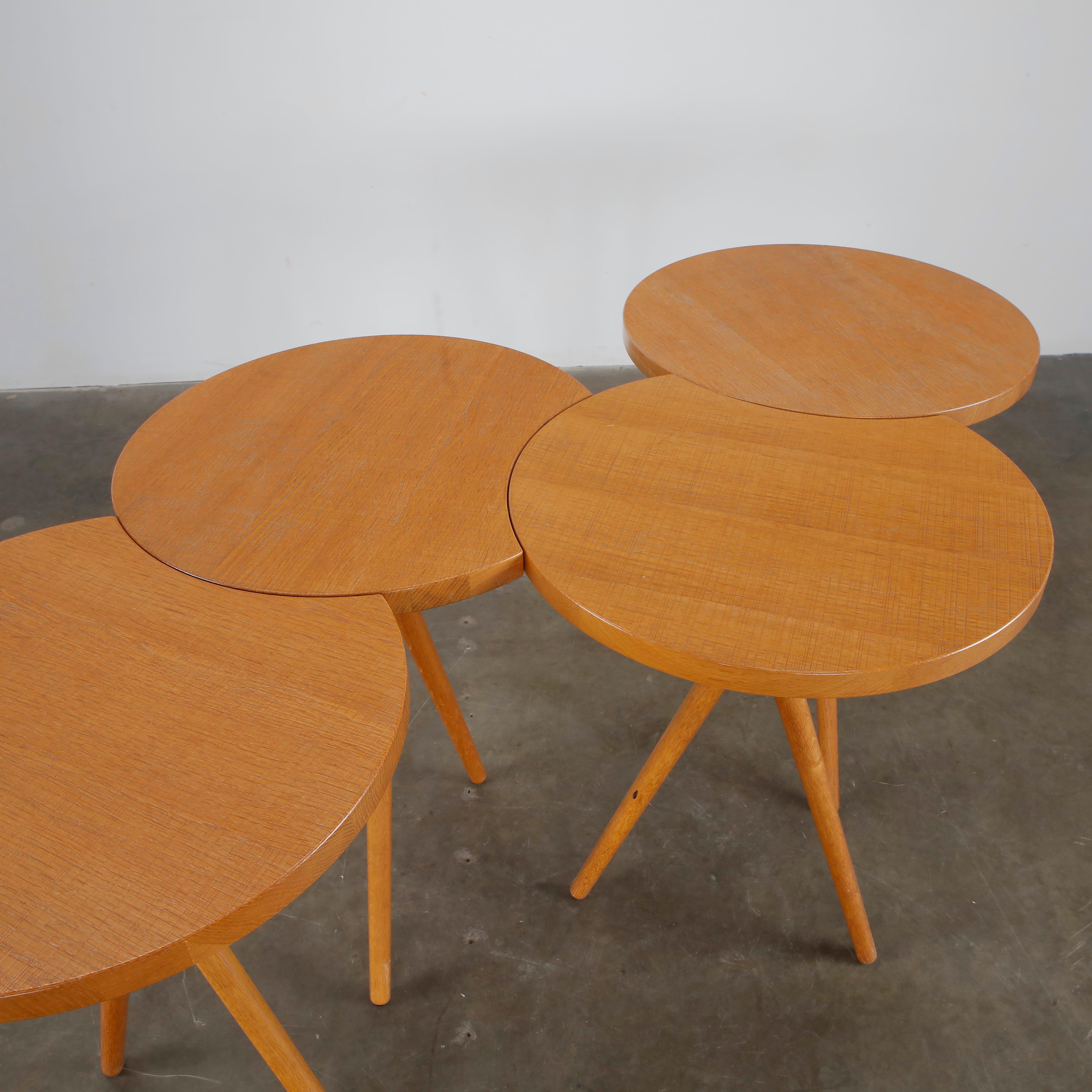 Philippine Lemaire, Itisy Konsole, ineinandergreifende runde Platten, für Ligne Roset im Angebot 6