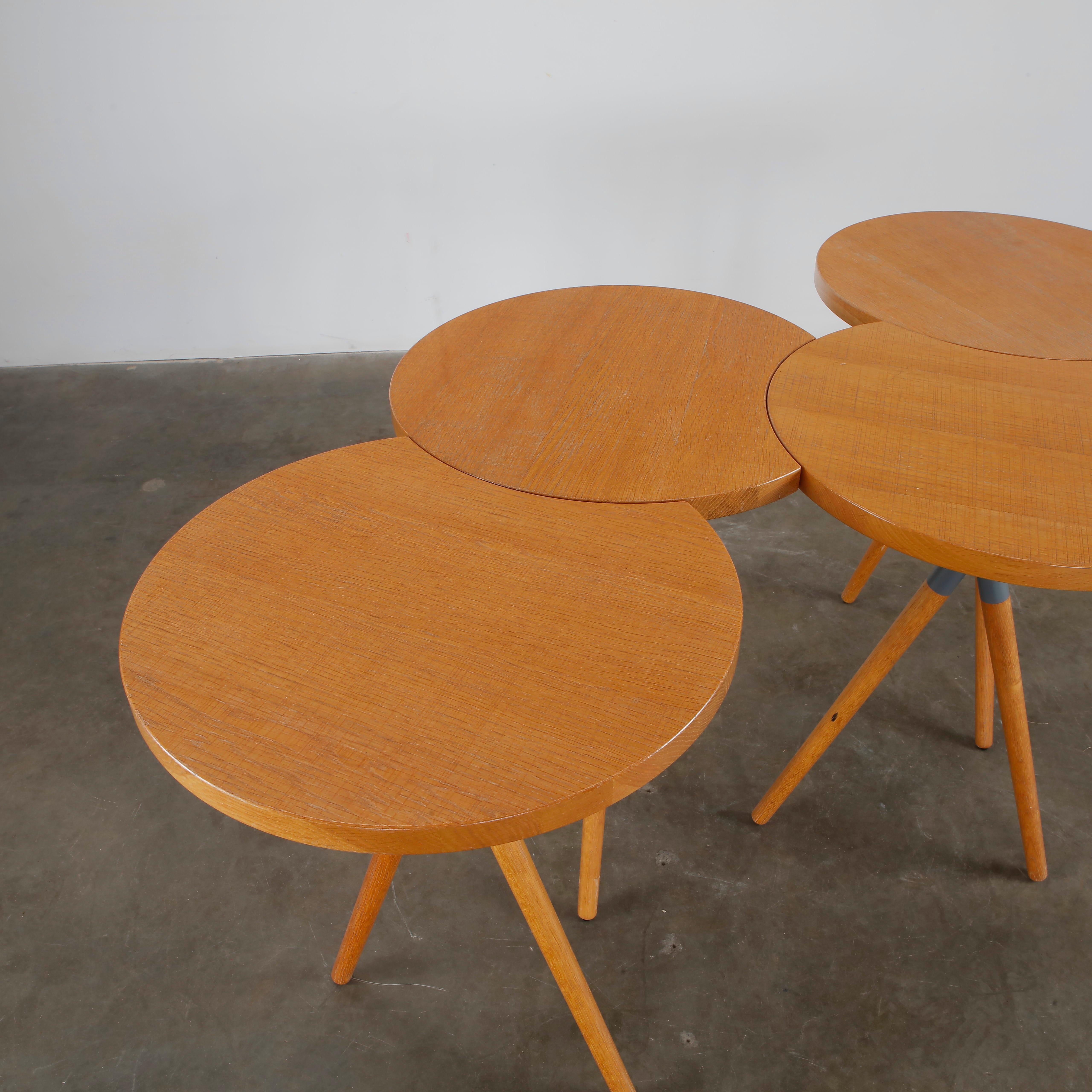 Philippine Lemaire, Itisy Konsole, ineinandergreifende runde Platten, für Ligne Roset im Angebot 7