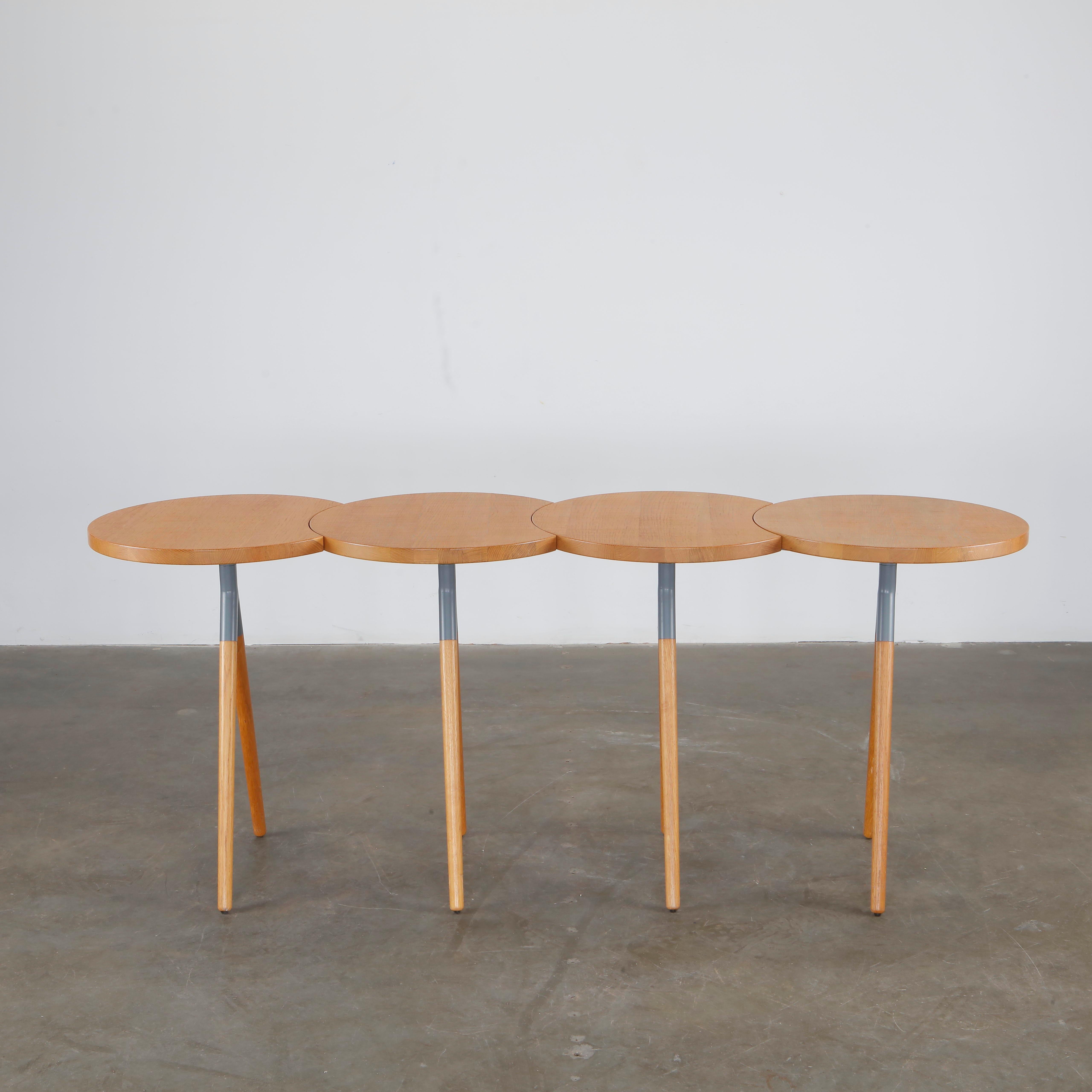 Philippine Lemaire, Itisy Konsole, ineinandergreifende runde Platten, für Ligne Roset (Französisch) im Angebot