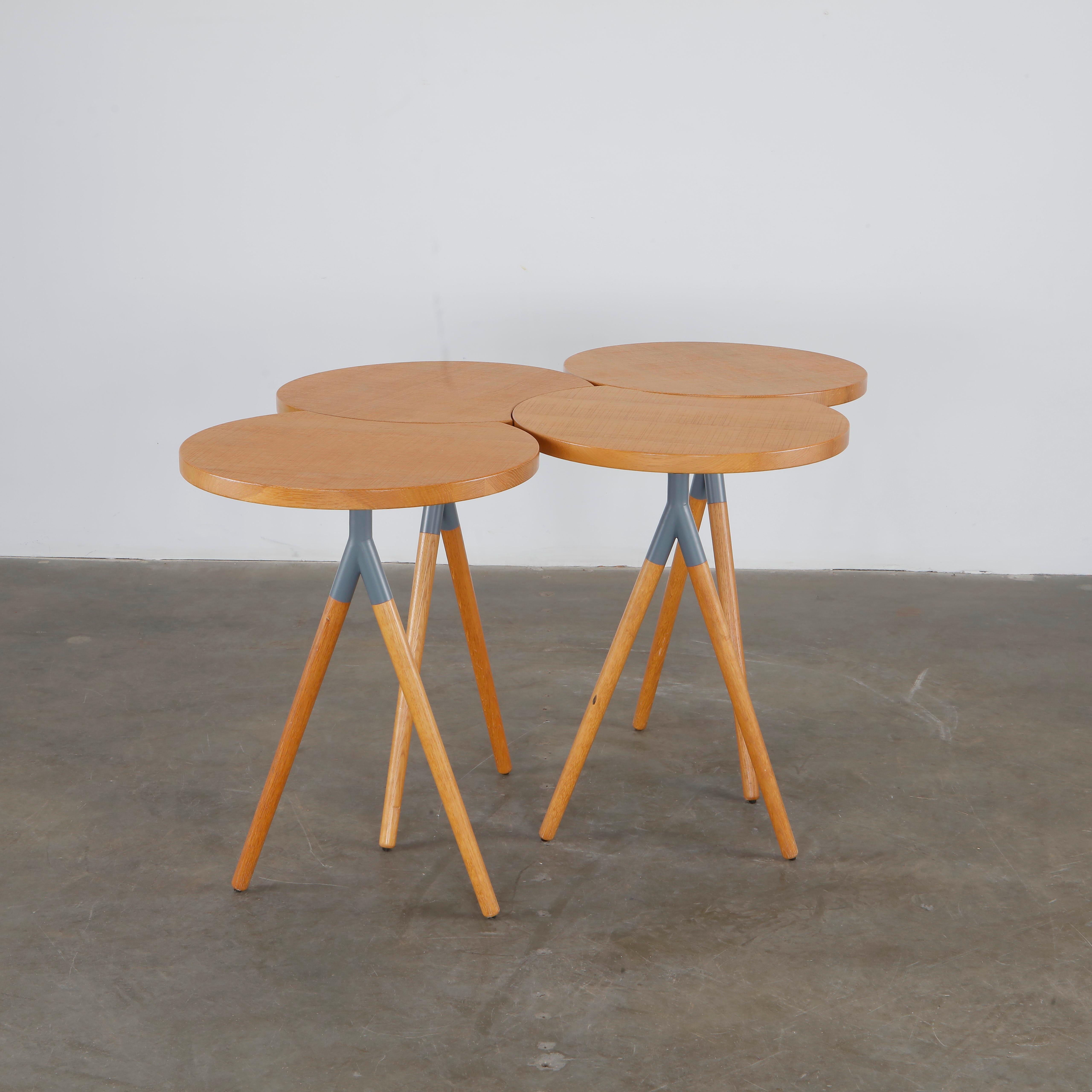 Philippine Lemaire, Itisy Konsole, ineinandergreifende runde Platten, für Ligne Roset im Angebot 2