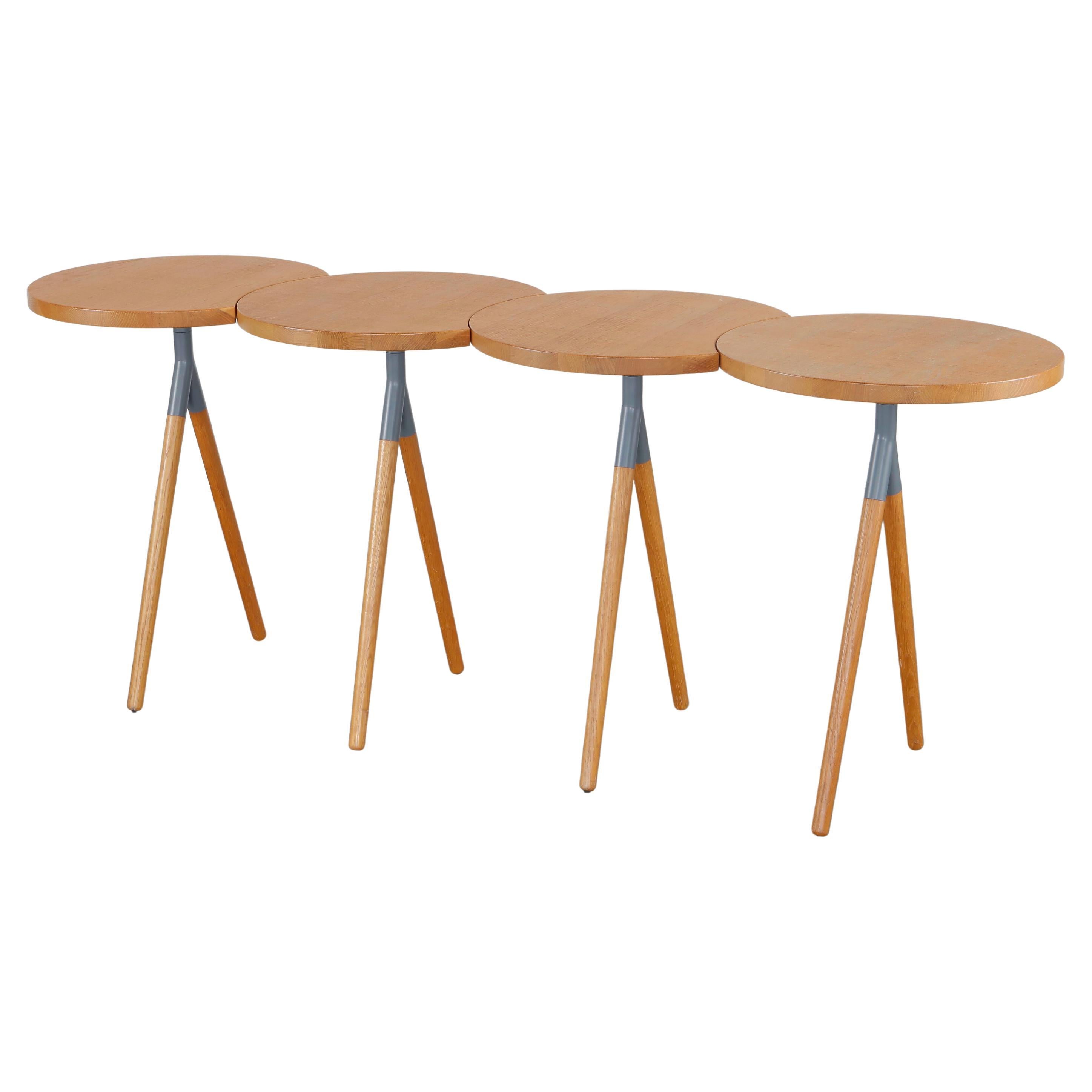 Philippine Lemaire, Itisy Konsole, ineinandergreifende runde Platten, für Ligne Roset im Angebot