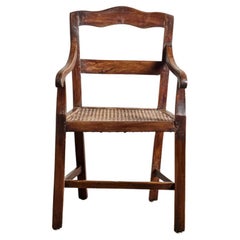Philippine Nara Wood Arm Chair with Cane Seat