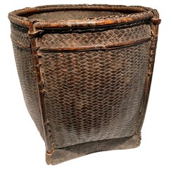 Philippine Woven Rattan Basket