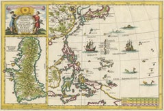 Philippines, China, Japan & Korea – Jesuit Map with Guam Inset, Scherer c.1700