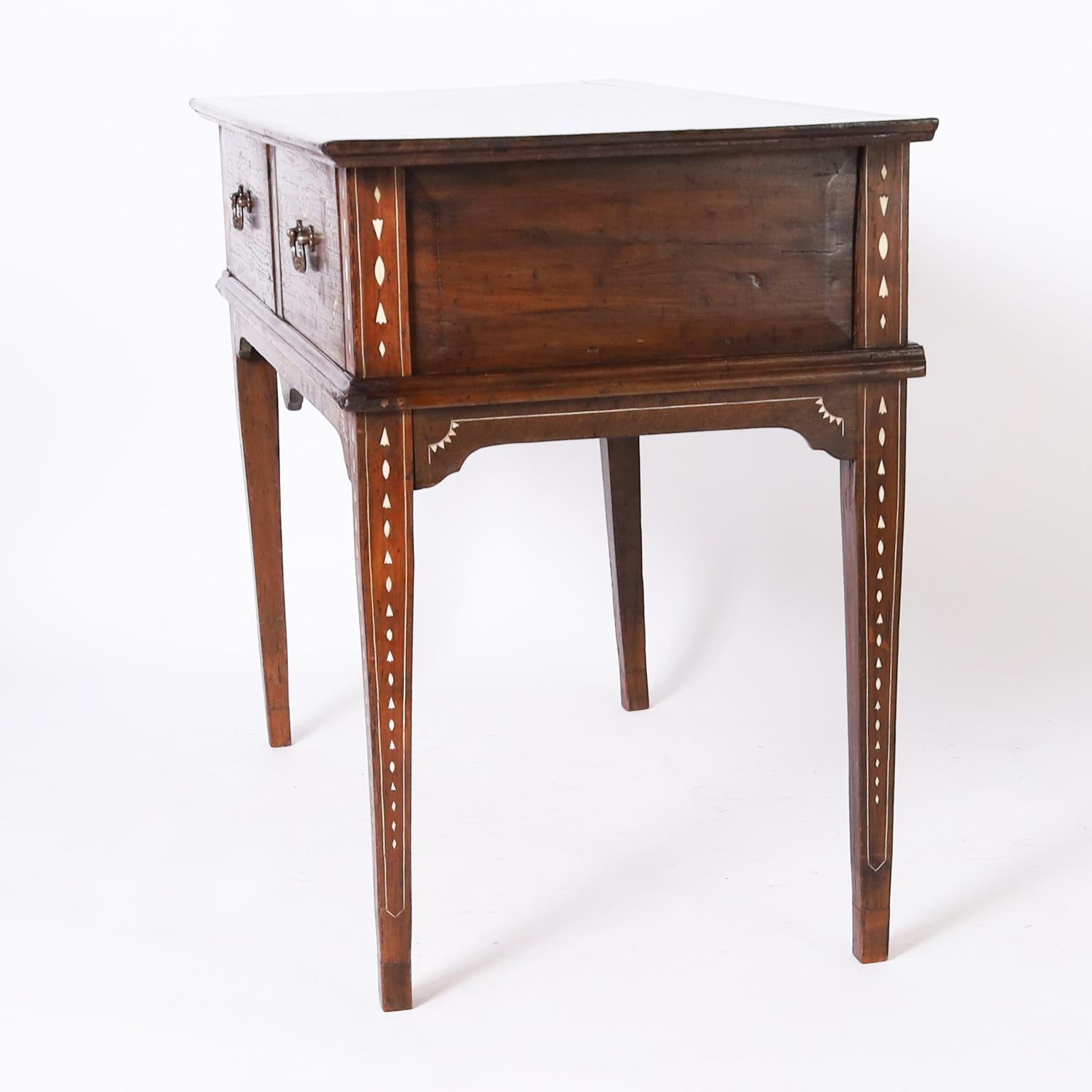 Anglo-Indian Philippines Inlaid Rosewood Server For Sale
