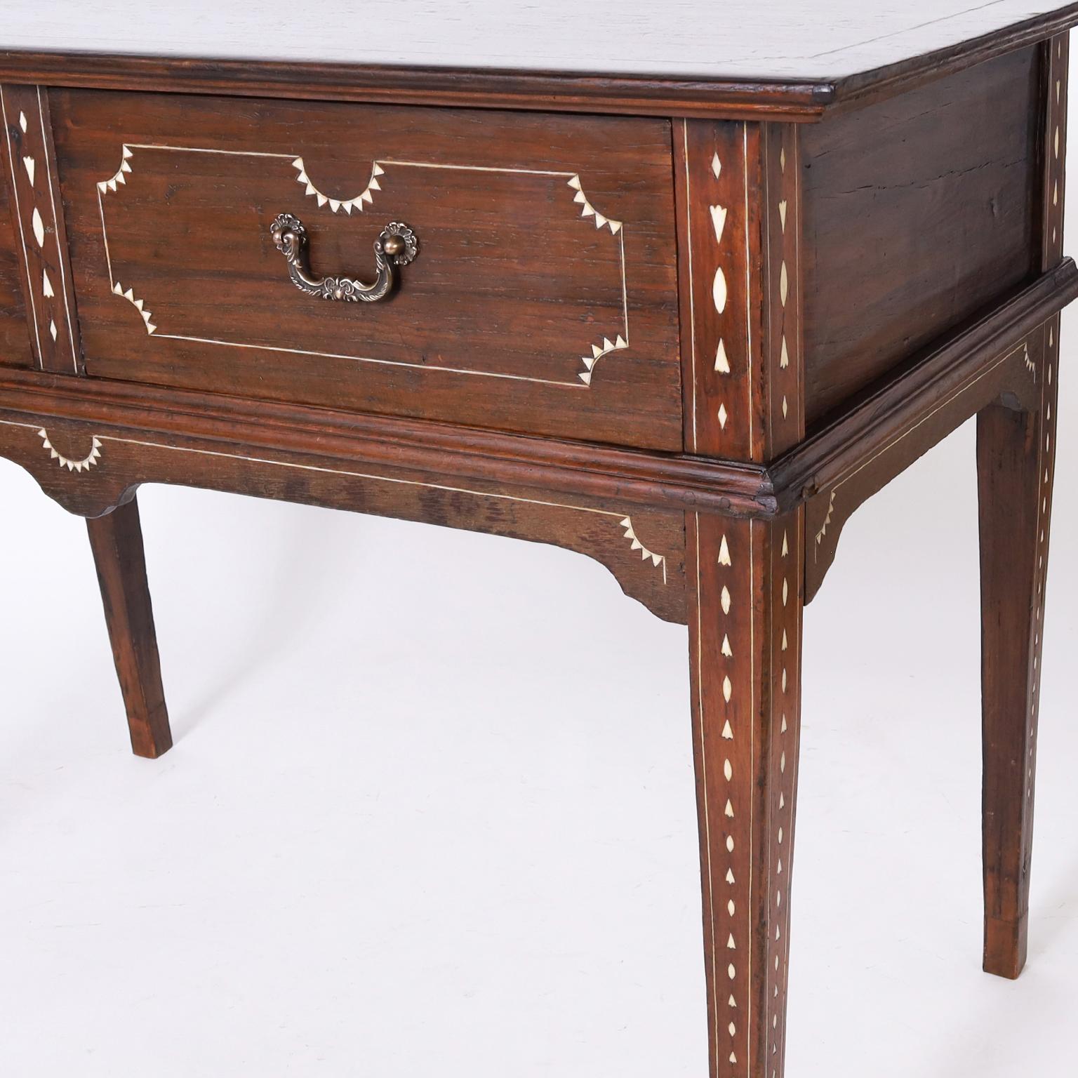 Philippines Inlaid Rosewood Server For Sale 1