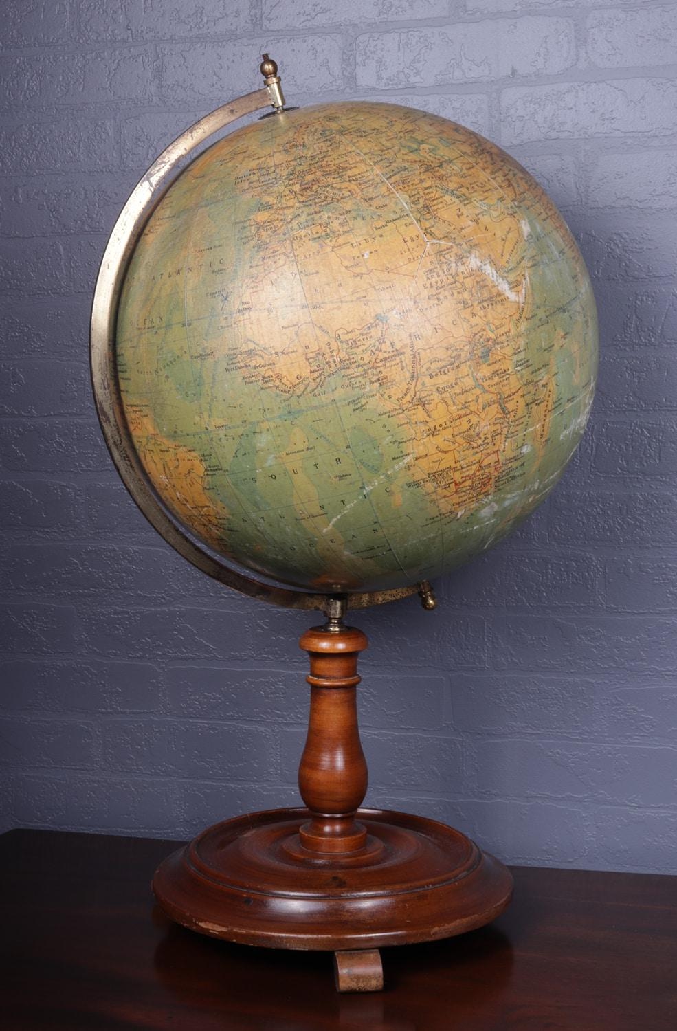 Philips Terrestrial Globe, c1920 6