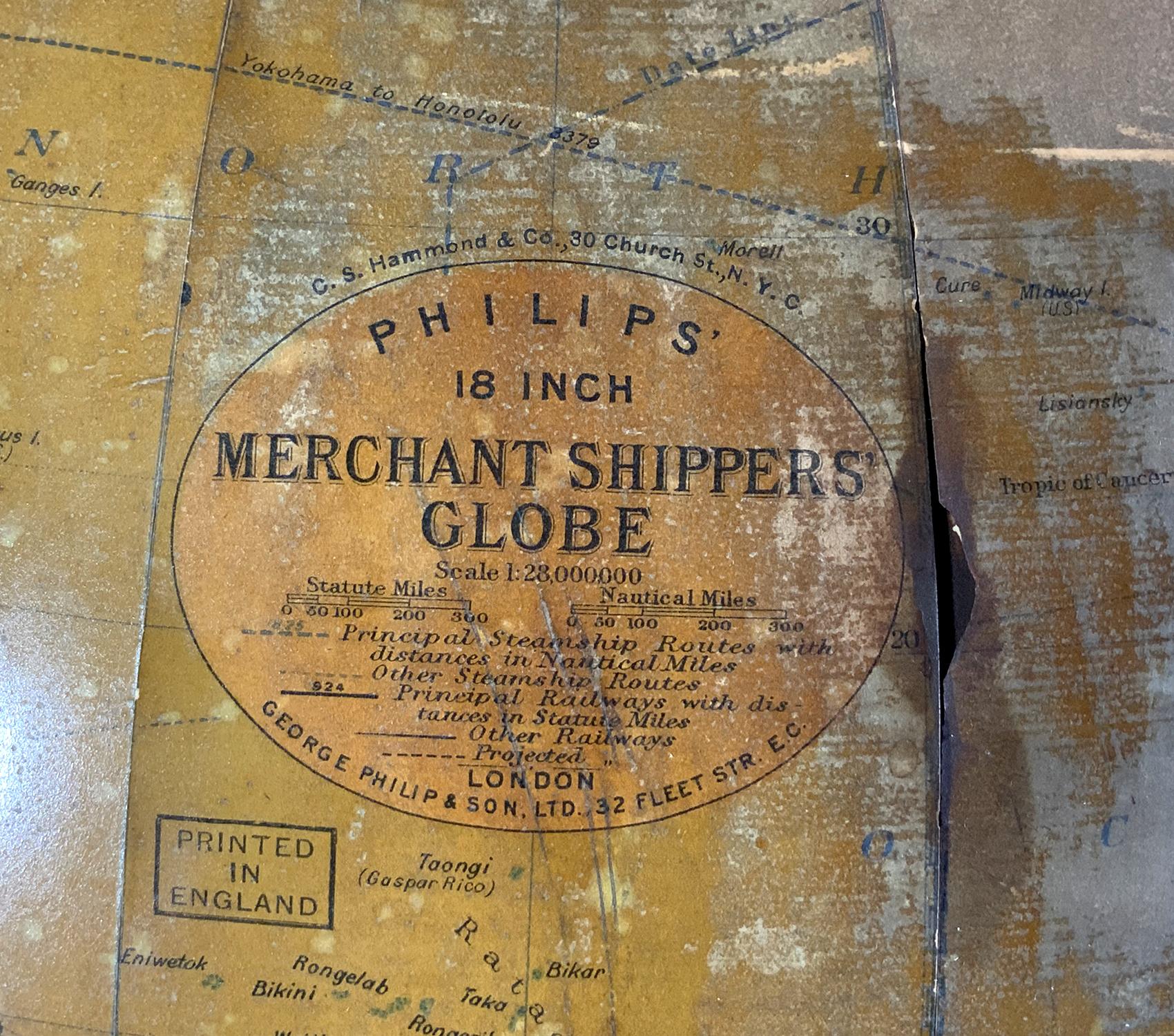 Philips Merchant Shipper's Globe, London 2