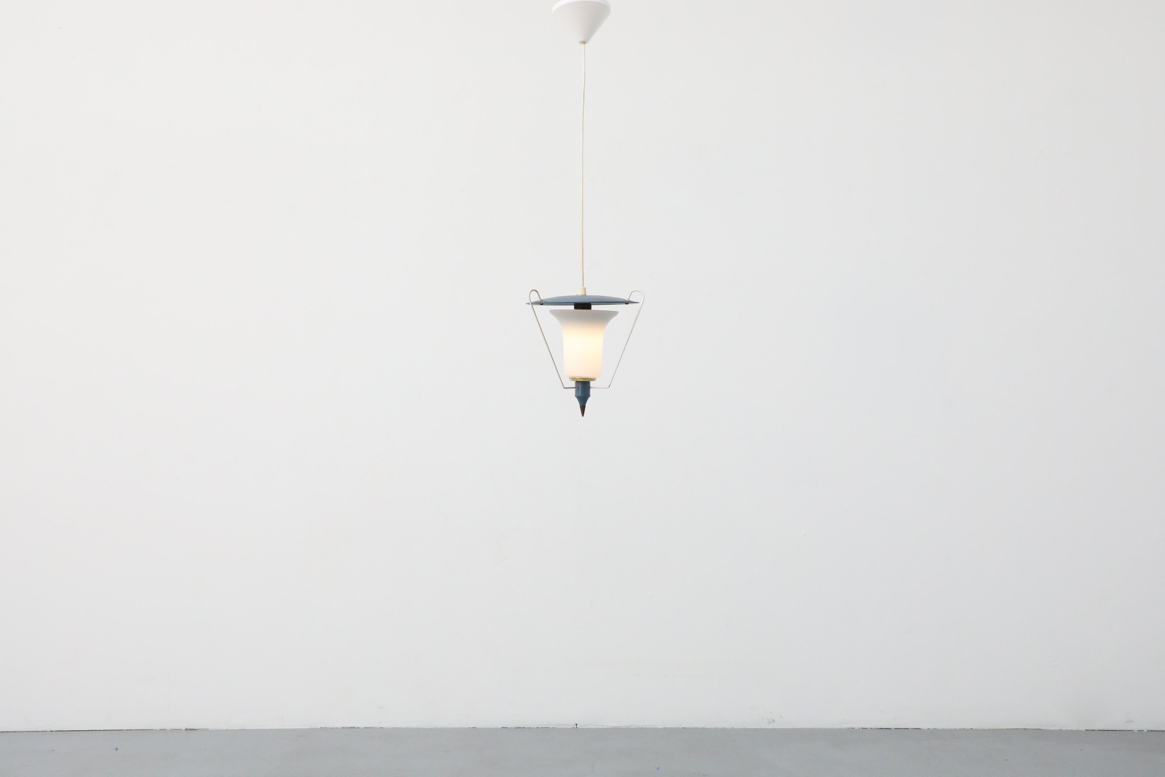 Mid-Century Modern Philips 1950s Milk Glass 