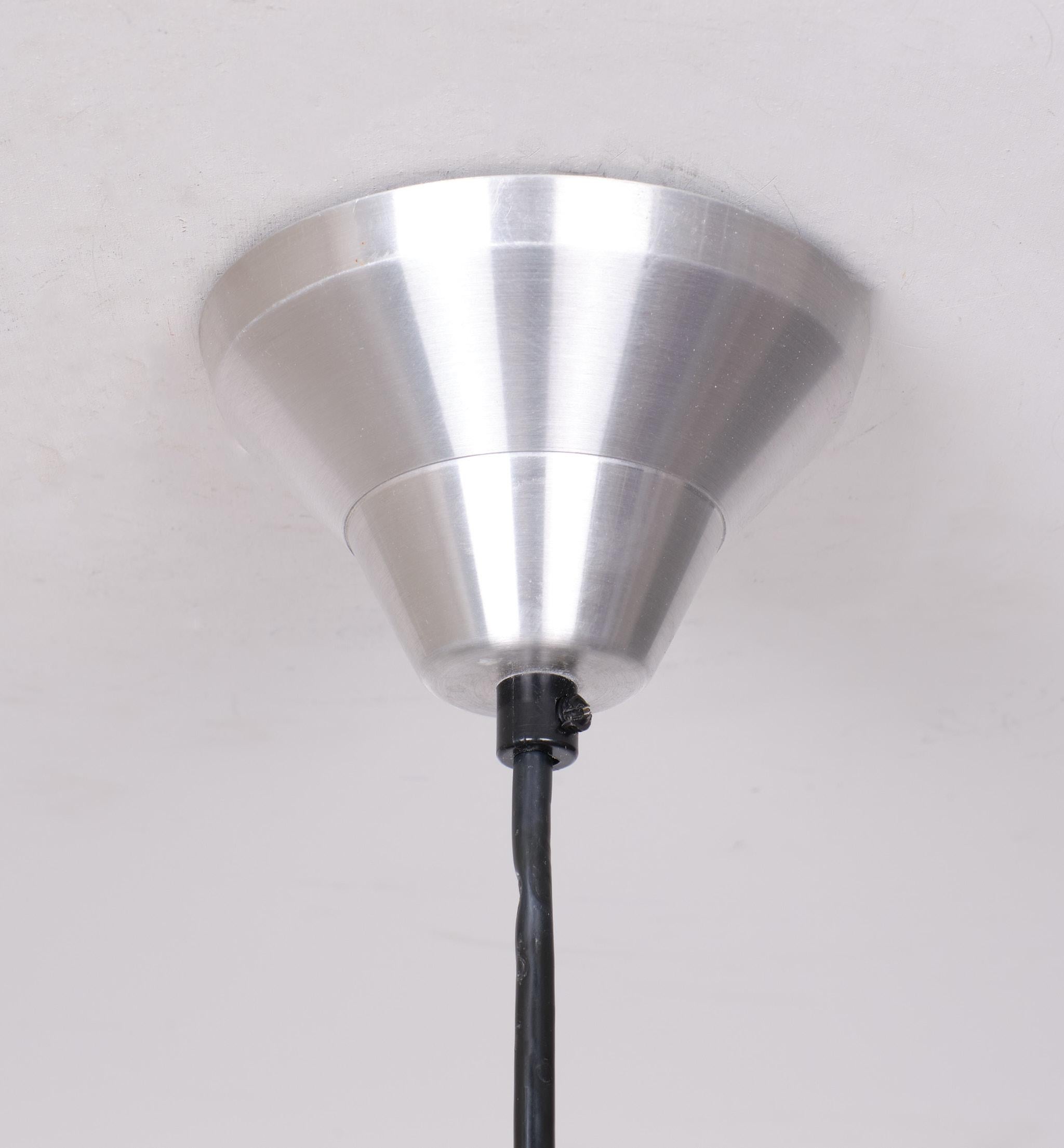 Mid-Century Modern Philips Aluminum ceiling  lamp  1960s  Holland  For Sale