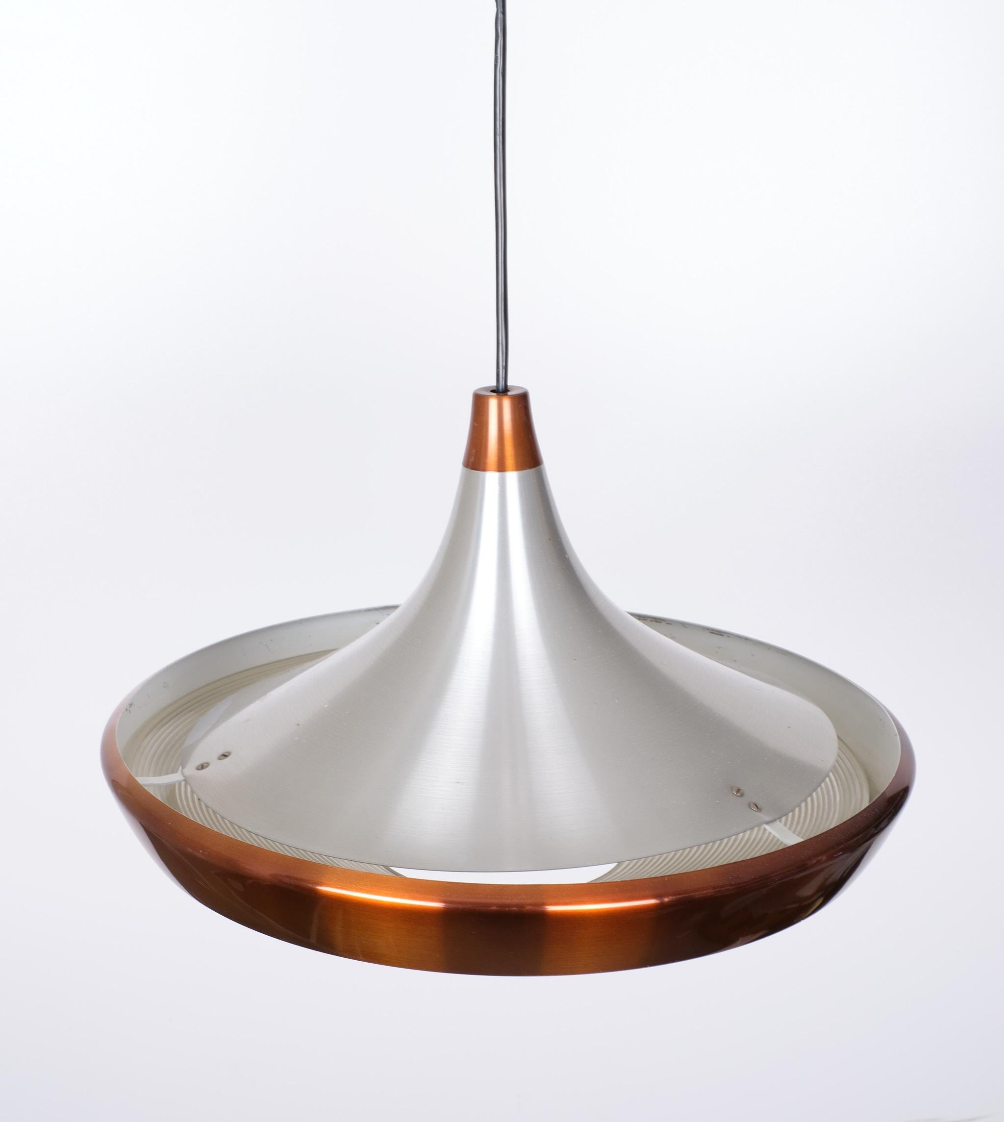 Dutch Philips Aluminum ceiling  lamp  1960s  Holland  For Sale