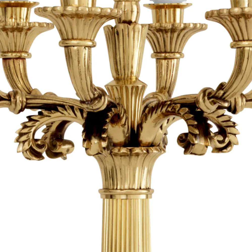 Lucidato Philips Portacandele in ottone in vendita