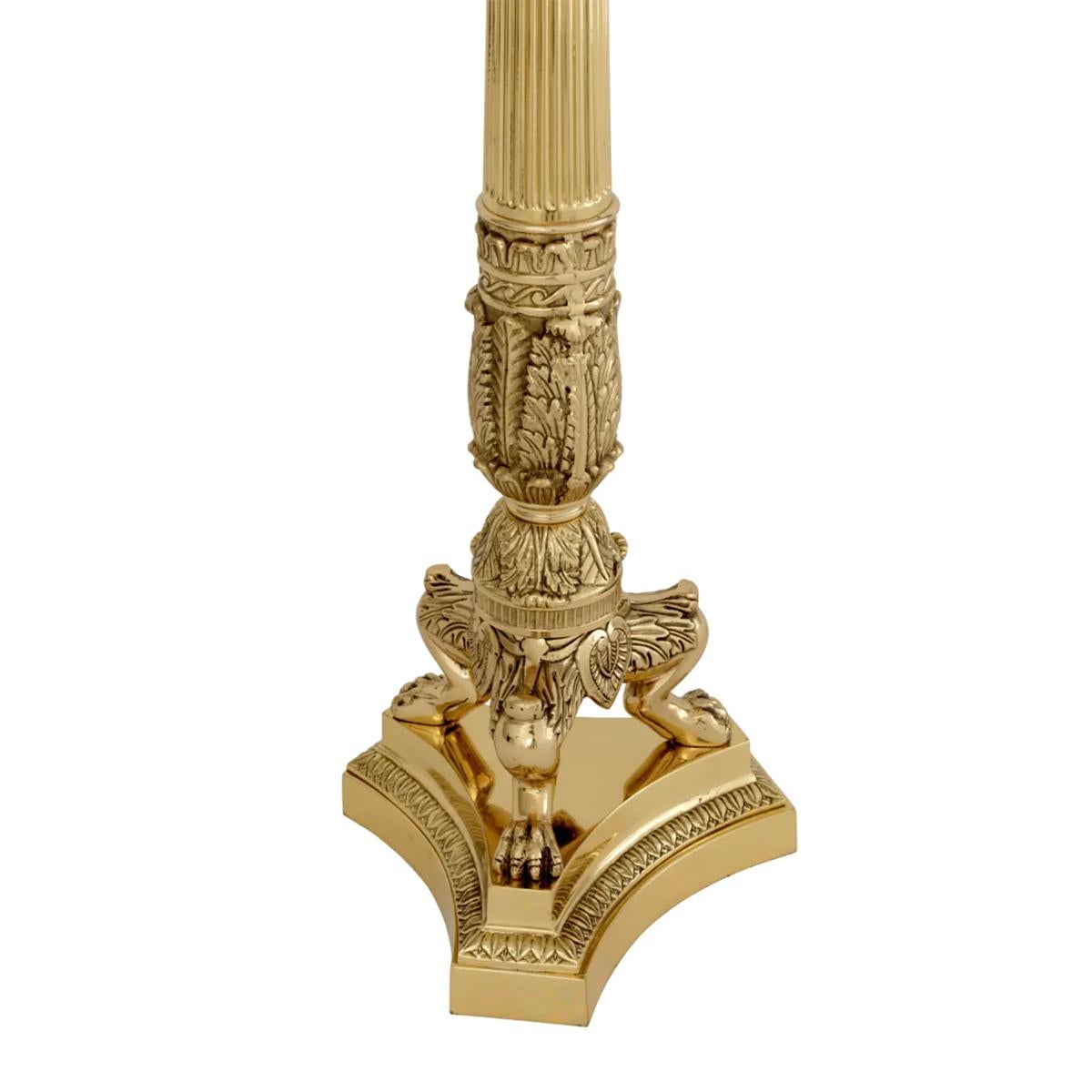 Ottone Philips Portacandele in ottone in vendita