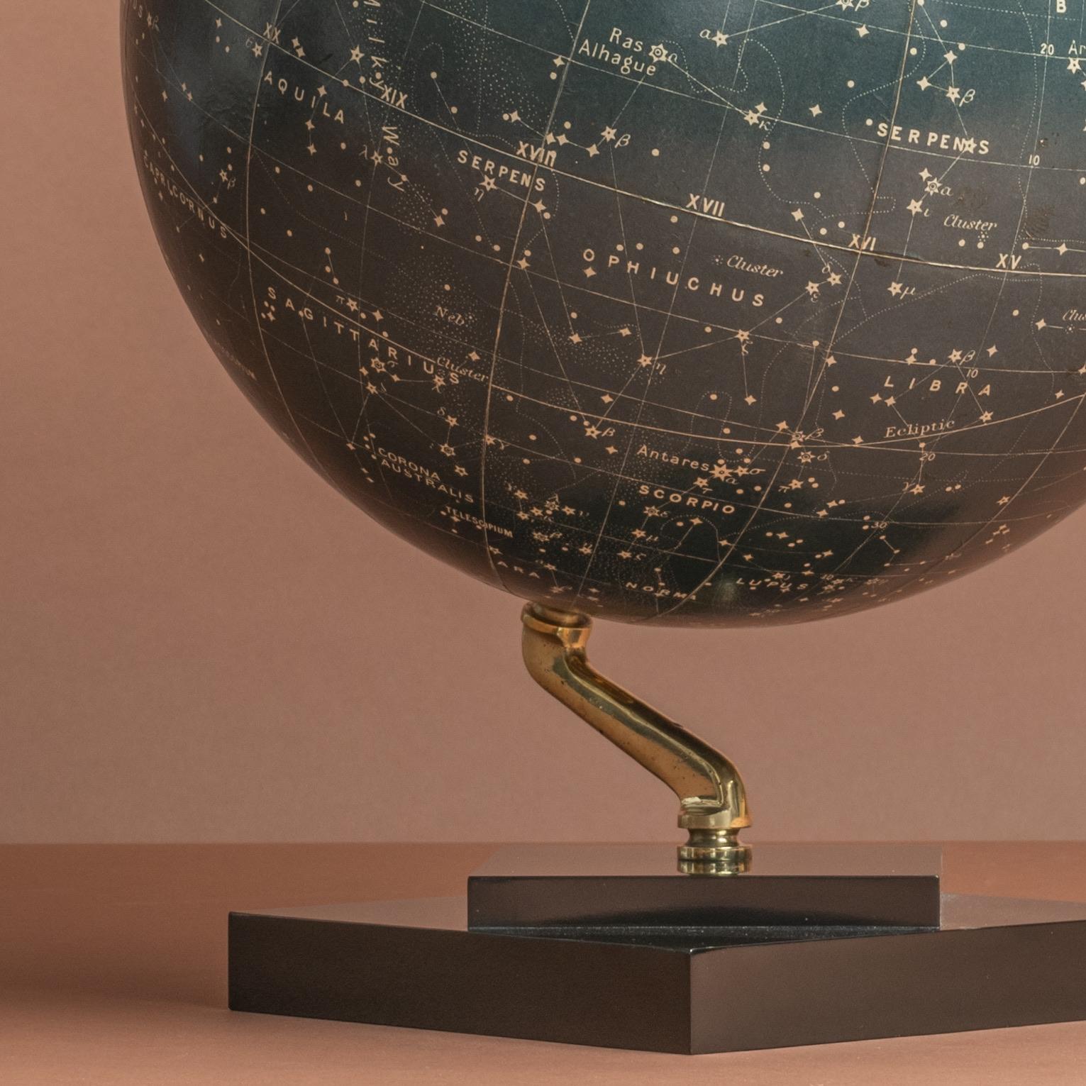 Brass Philips' Celestial Globe, circa 1935 For Sale