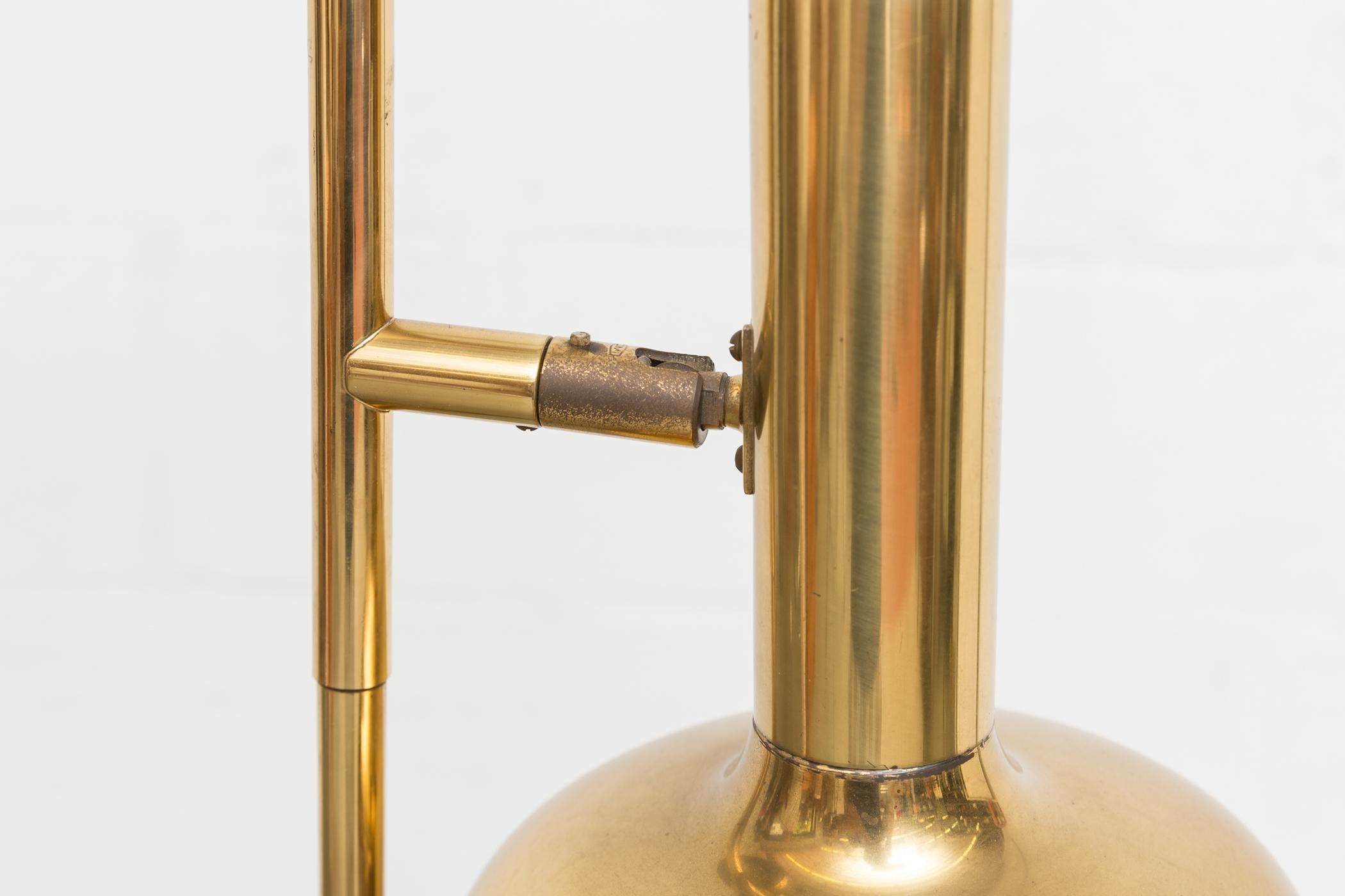 Late 20th Century Philips Double Spot Brass Floor Lamp