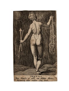 Nemesis - Original Etching by Philips Galle - 1605
