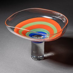 Philips Glass Vase by Ludovico Diaz de Santillana for Venini, Italy, 1968–70