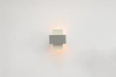 Philips NWS 33 Bauhaus Geometric Wall Sconces, White and Gray