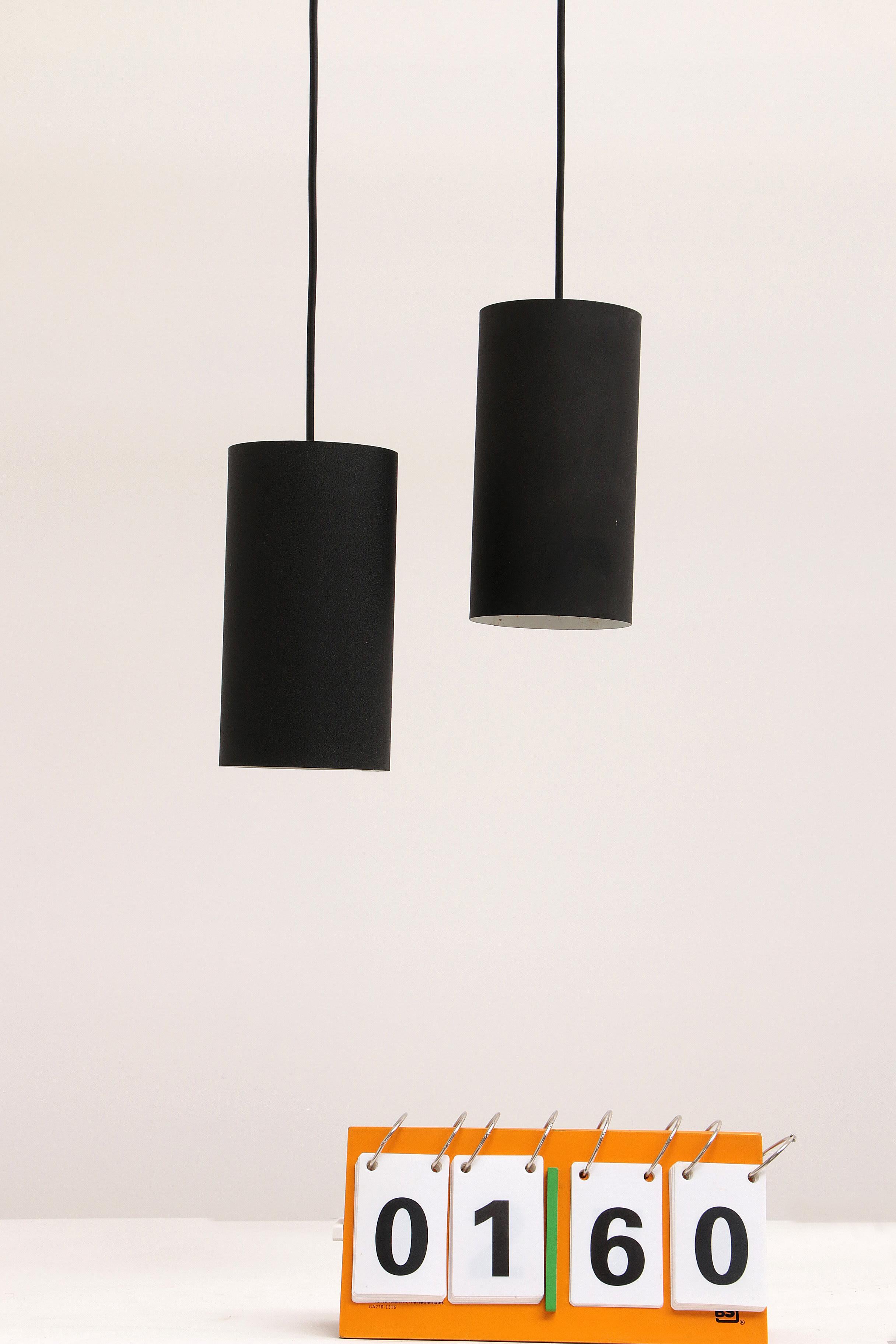 Philips Set of 2 Hanging Lamps Model Nt 48 Design by Argenta, 1960 For Sale 6