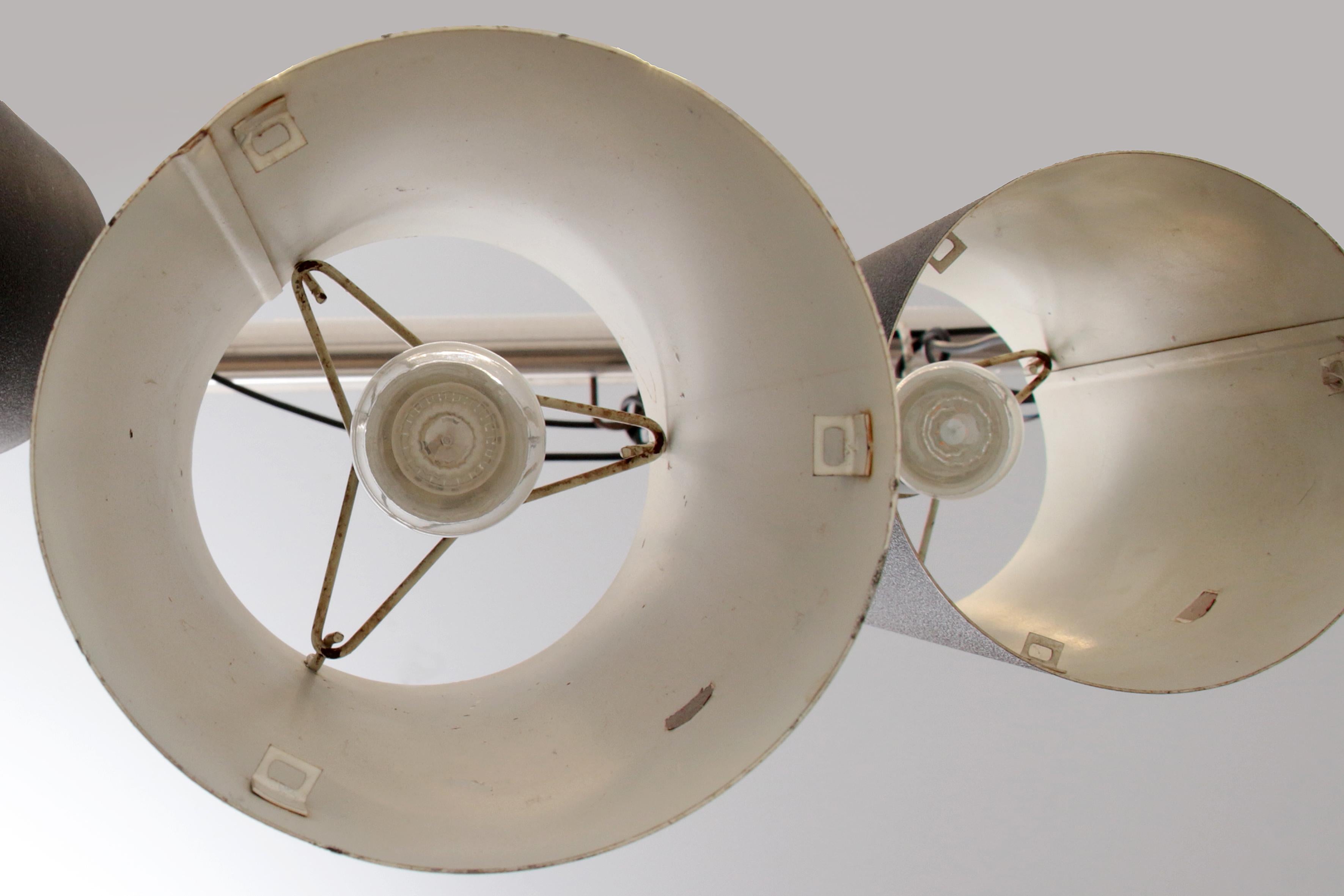 Mid-20th Century Philips Set Hanging Lamps Model Nt 48 Design by Argenta, 1960 For Sale