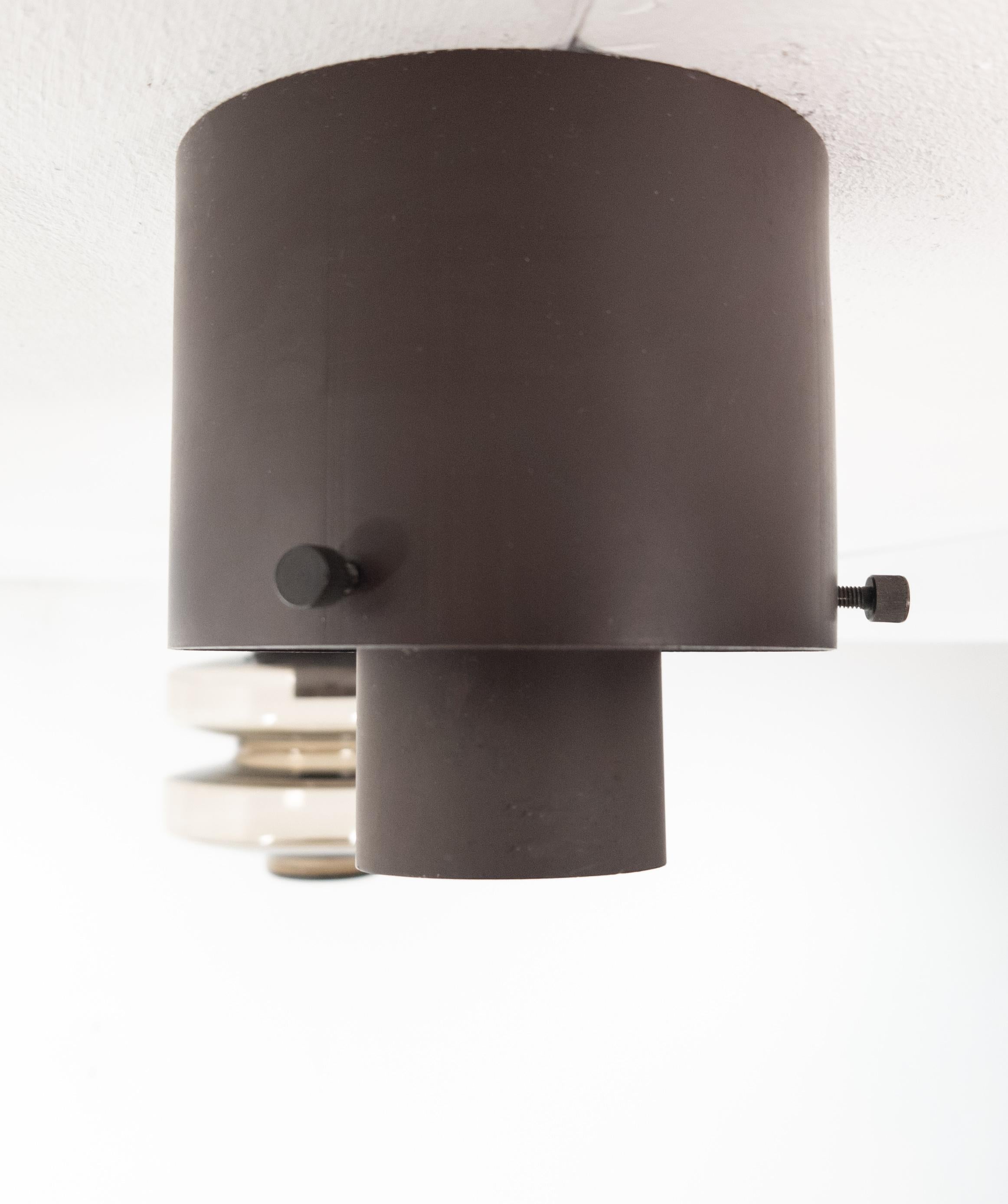 Philips Smoked Glass Flush Mount Lamps 1