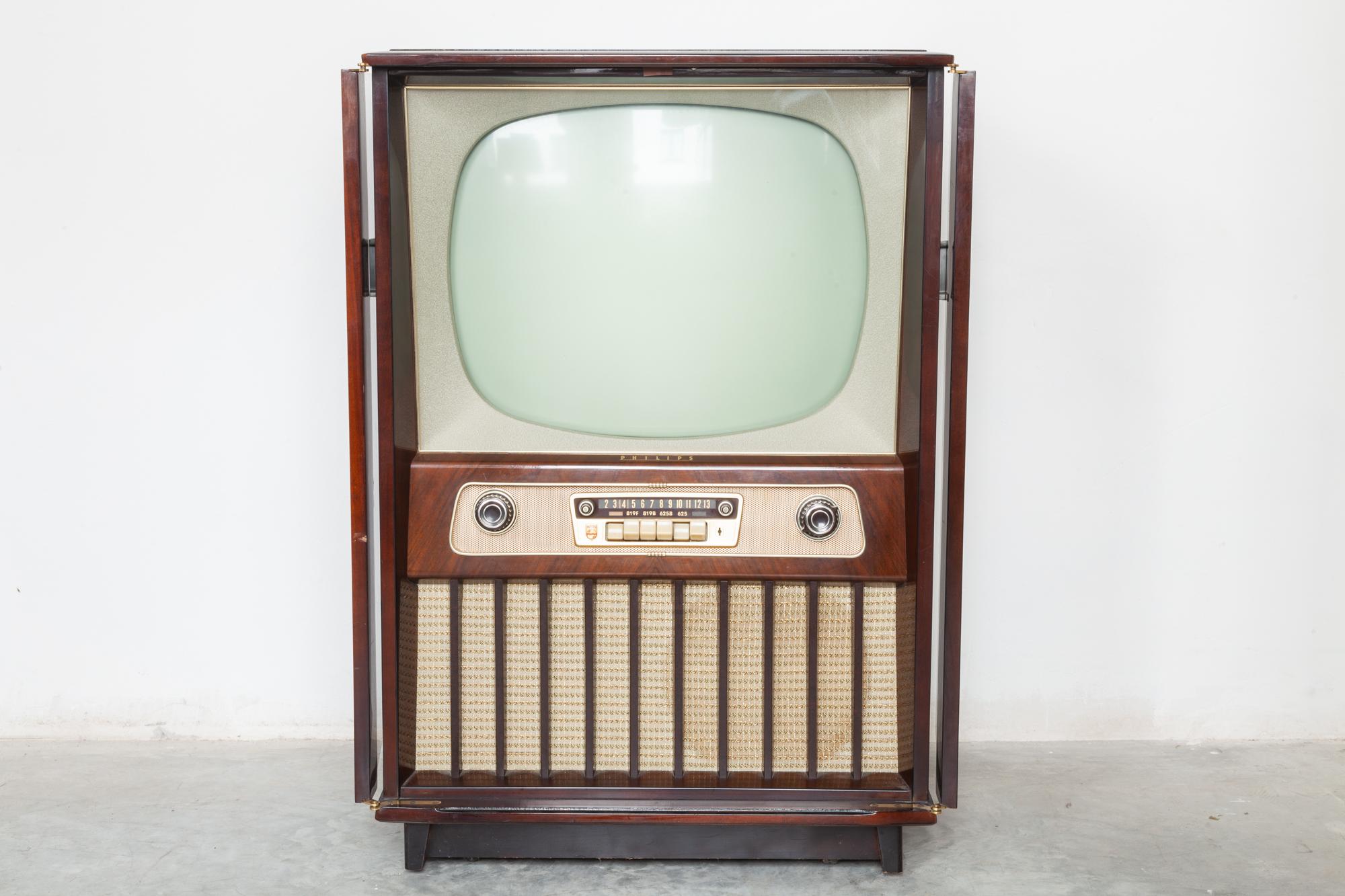 vintage philips tv