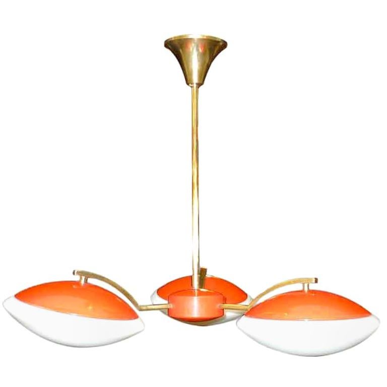 Philips Tri-Dome Chandelier For Sale