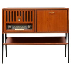 Vintage Philips Type FS 665 a Record Console in Teak